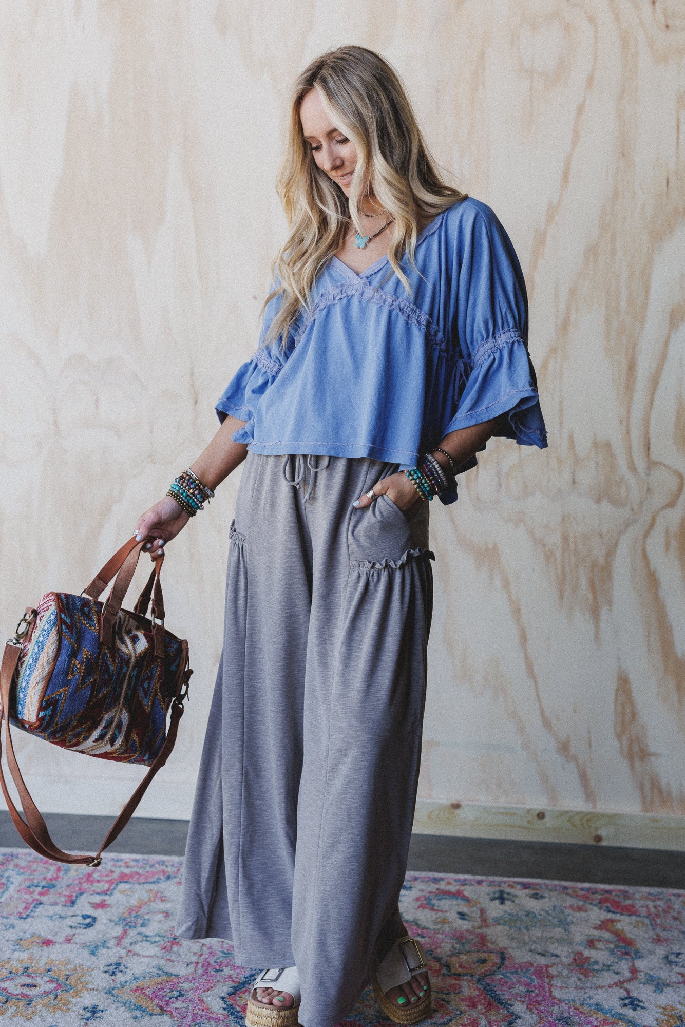Forever Cool Adjustable Top - Blue