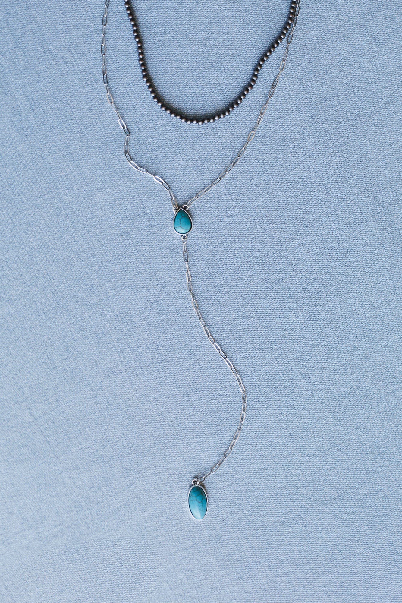 Western Sunset Necklace - Turquoise