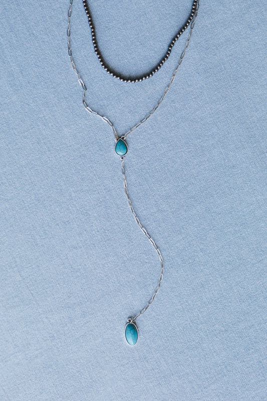 Western Sunset Necklace - Turquoise