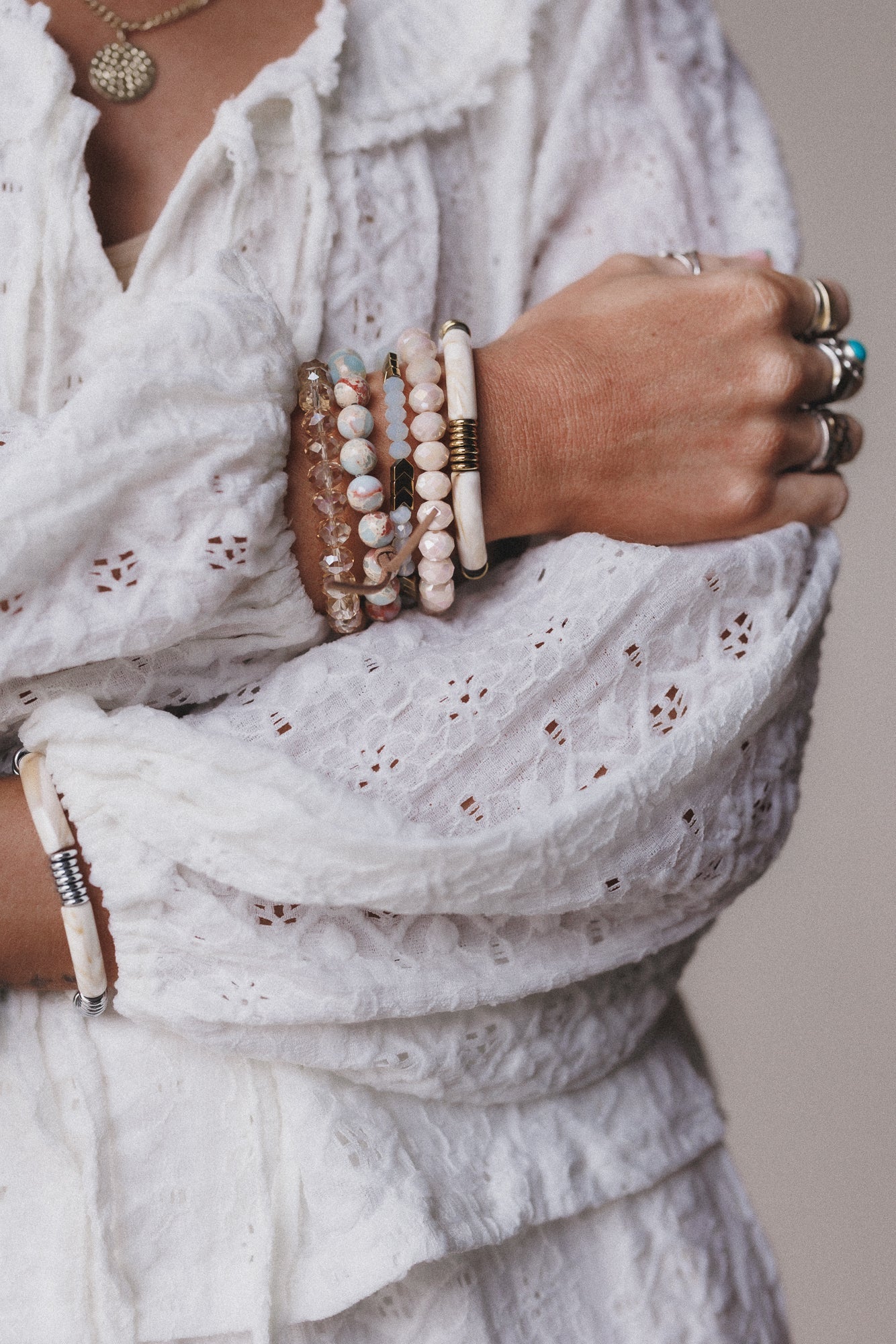 Romilly Bracelet Set - Blue Multi