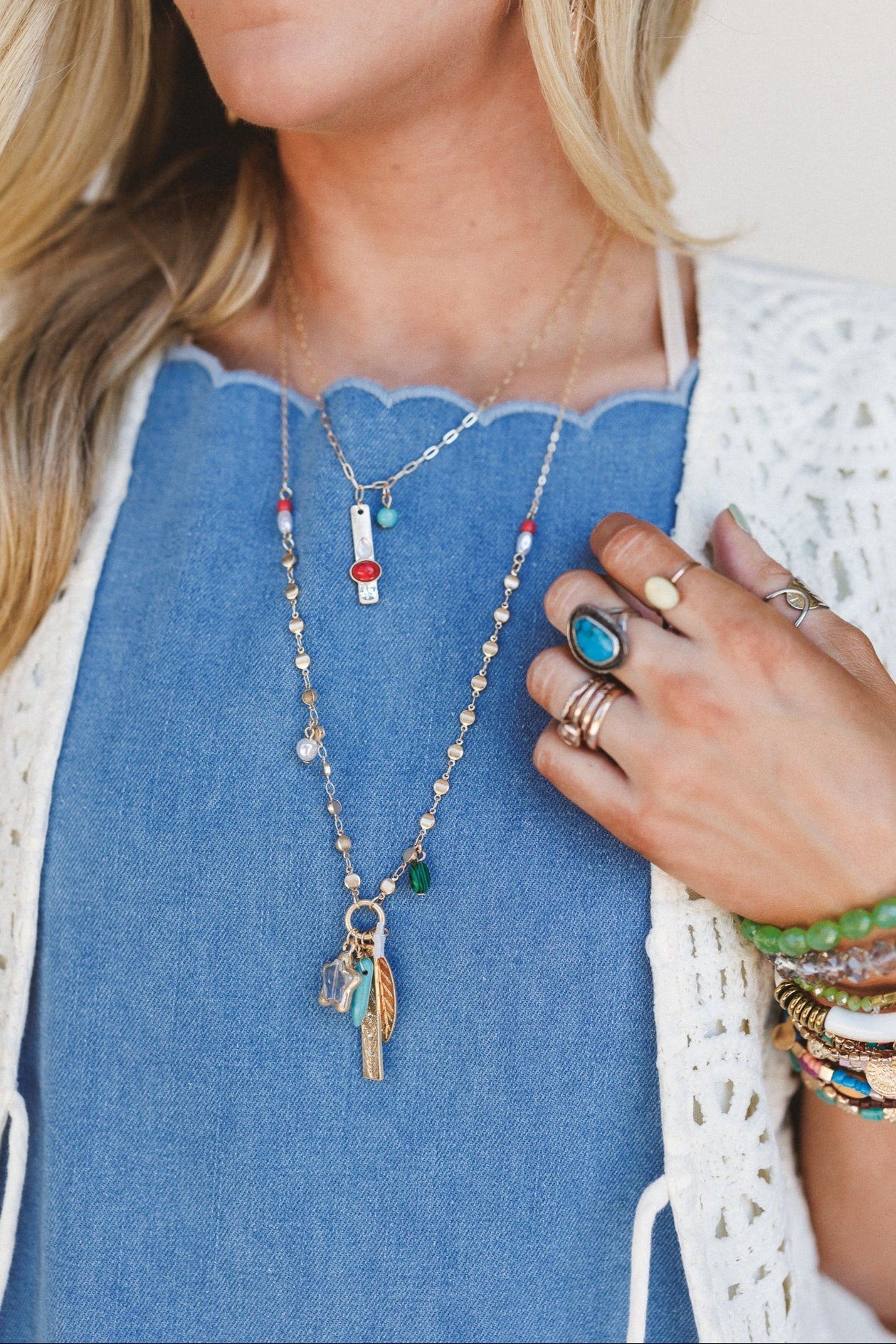 Above And Beyond Necklace - Multi