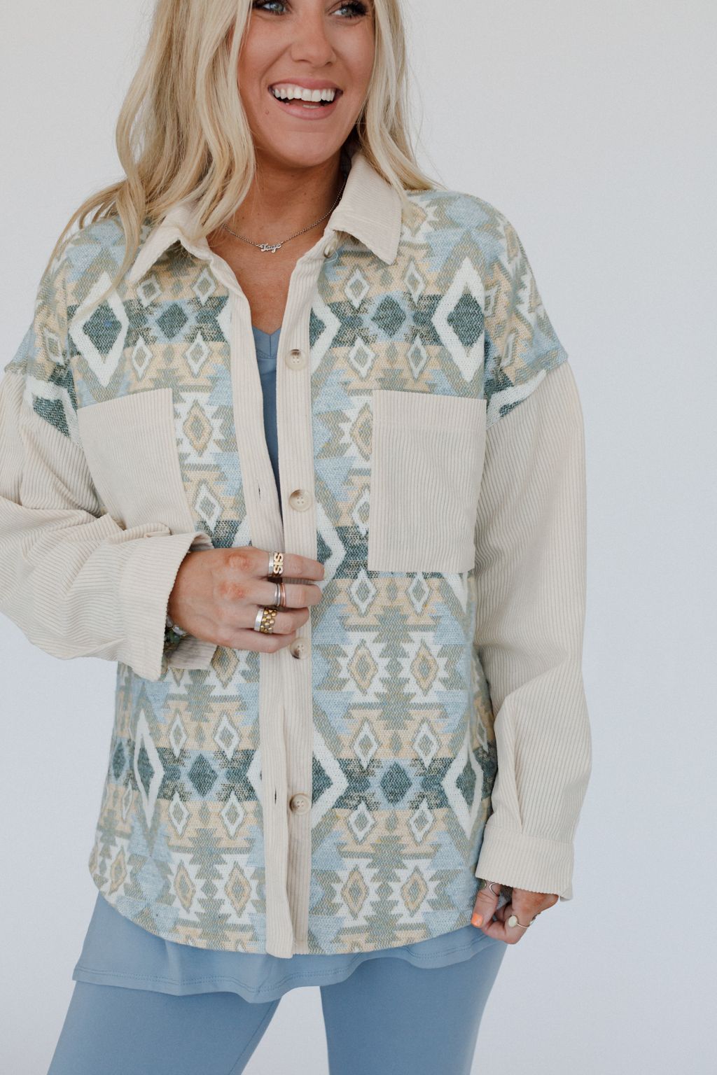 Tribal Blitz Jacket - Beige