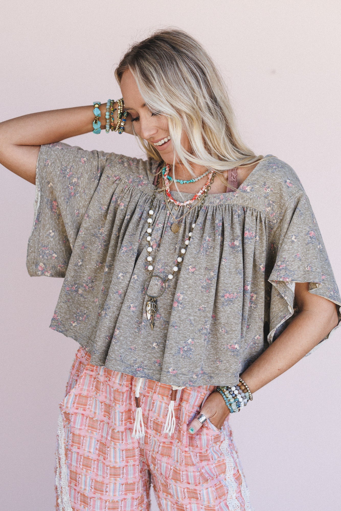 Julian Jersey Knit Top - Olive