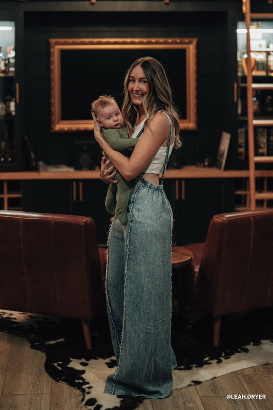 Harley Washed Jumpsuit - Denim