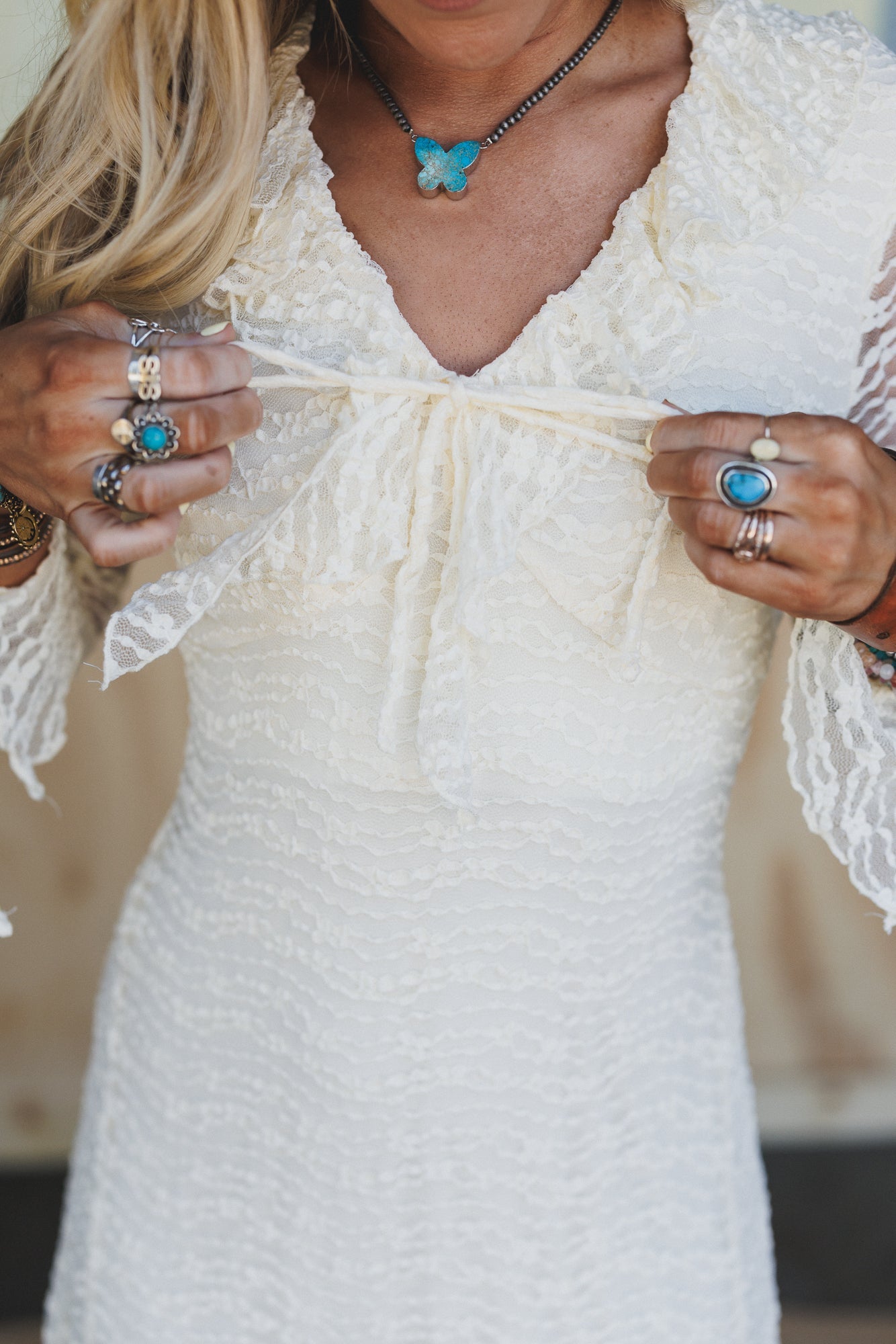 Coyote Lace 3 Piece Bundle - Cream
