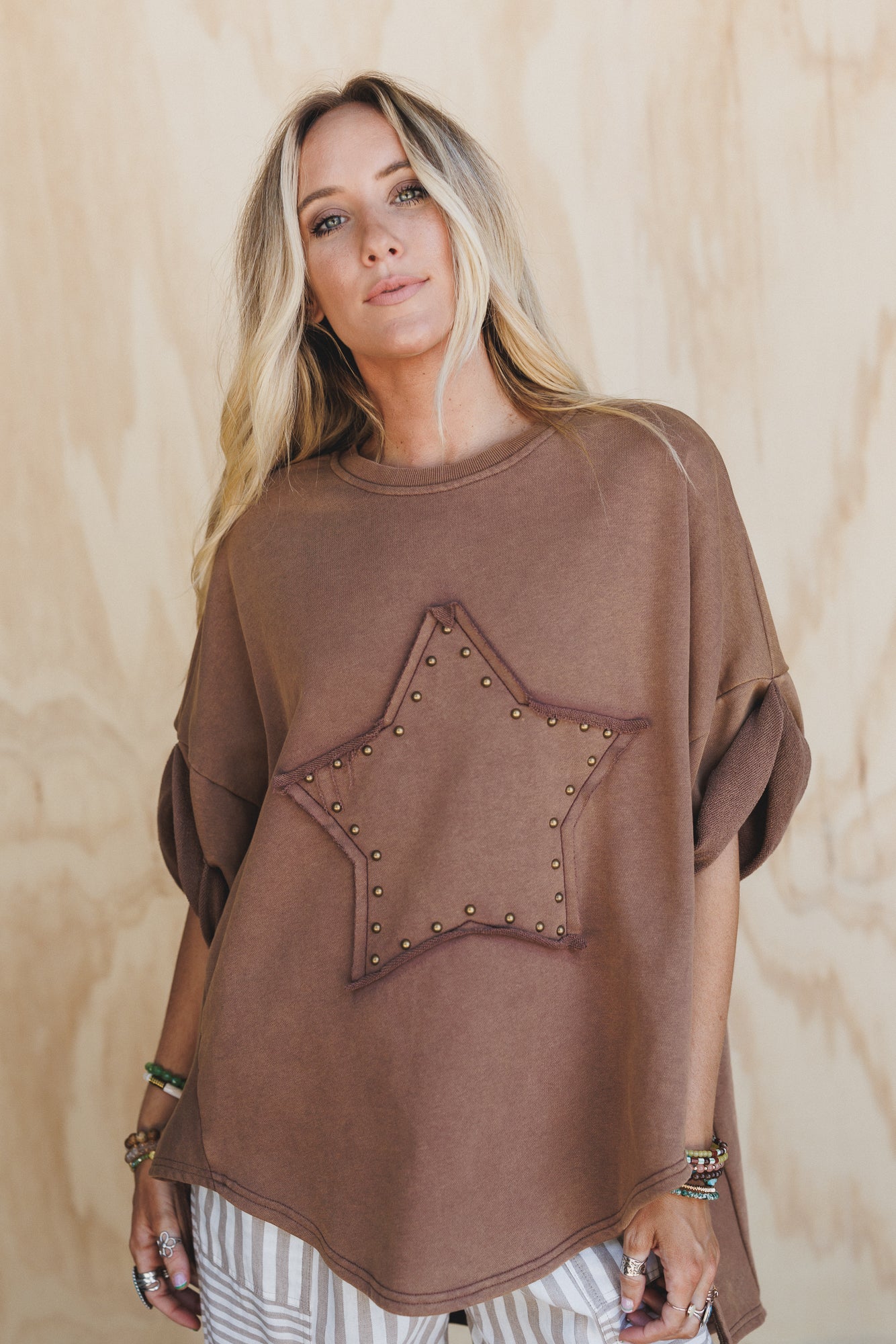 Rustic Rodeo Top - Brown