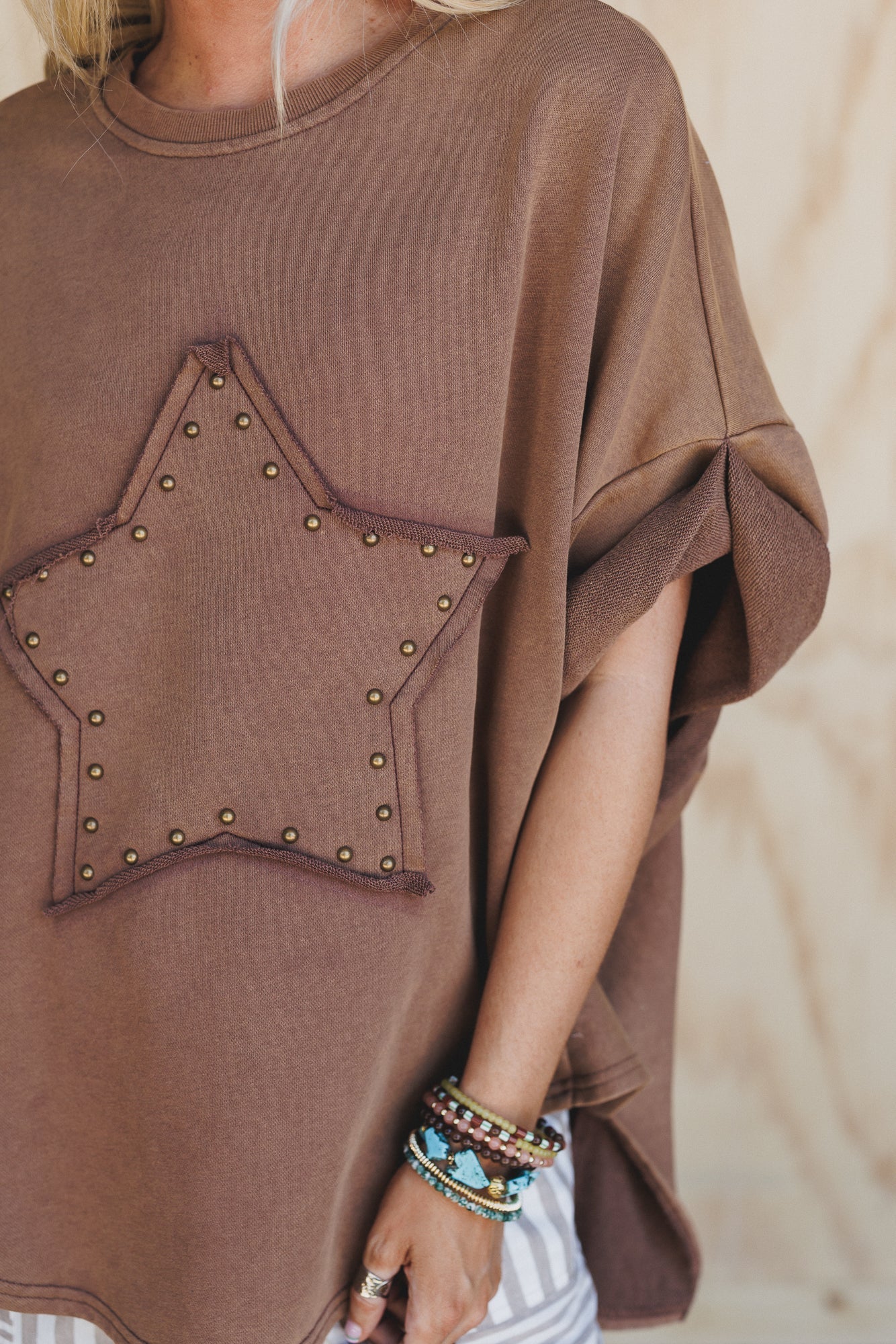 Rustic Rodeo Top - Brown