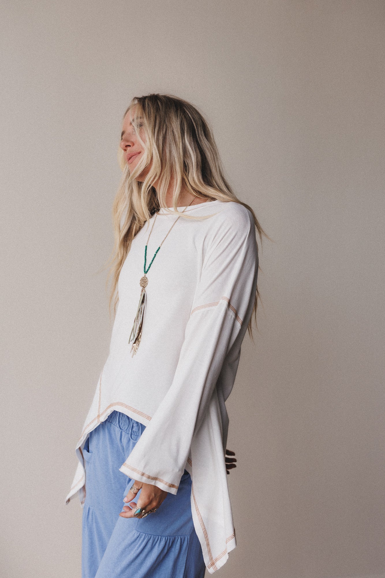 The Nest Soft Intentions Top - Off White