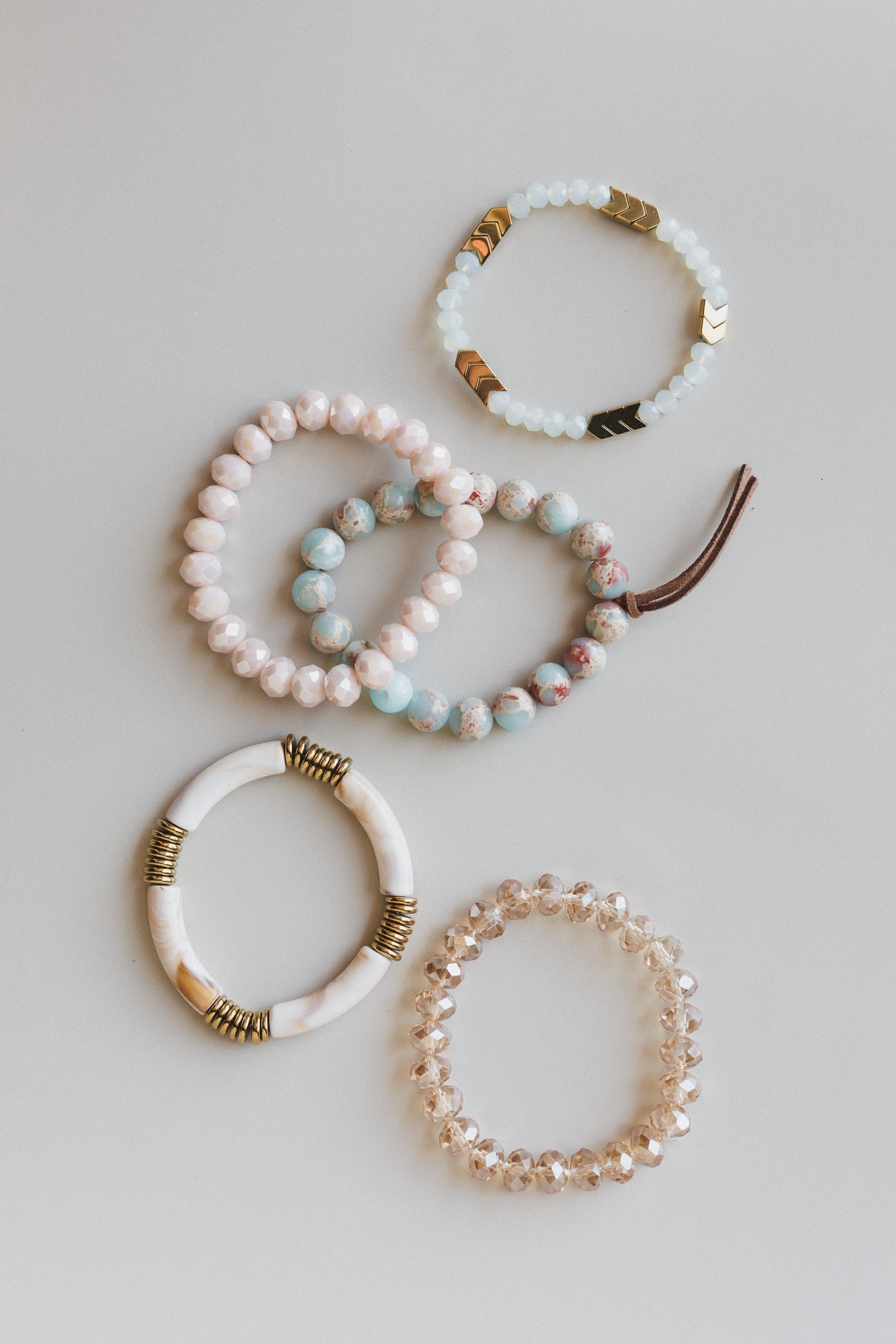 Romilly Bracelet Set - Blue Multi