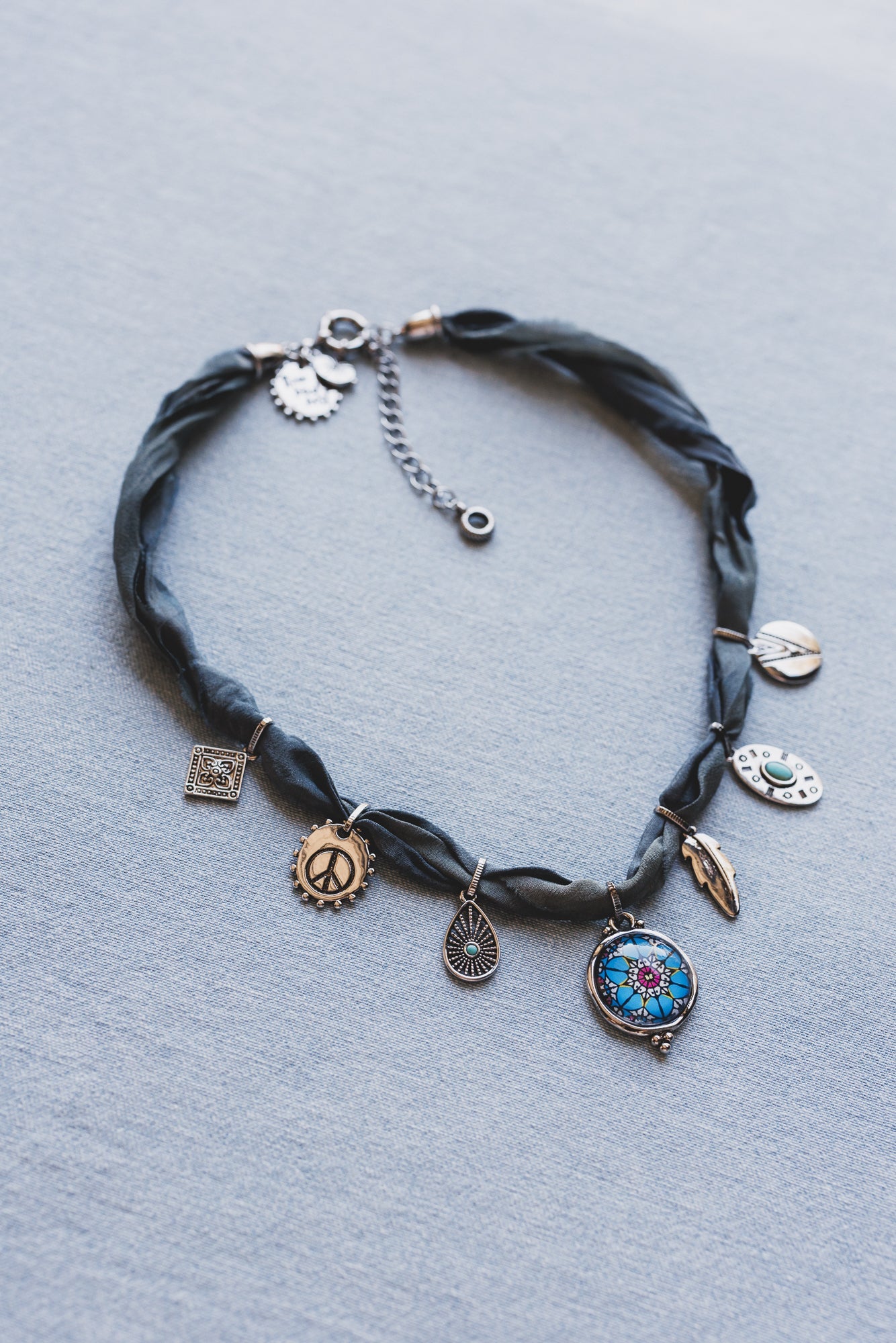 Charm Voyage Necklace - Blue