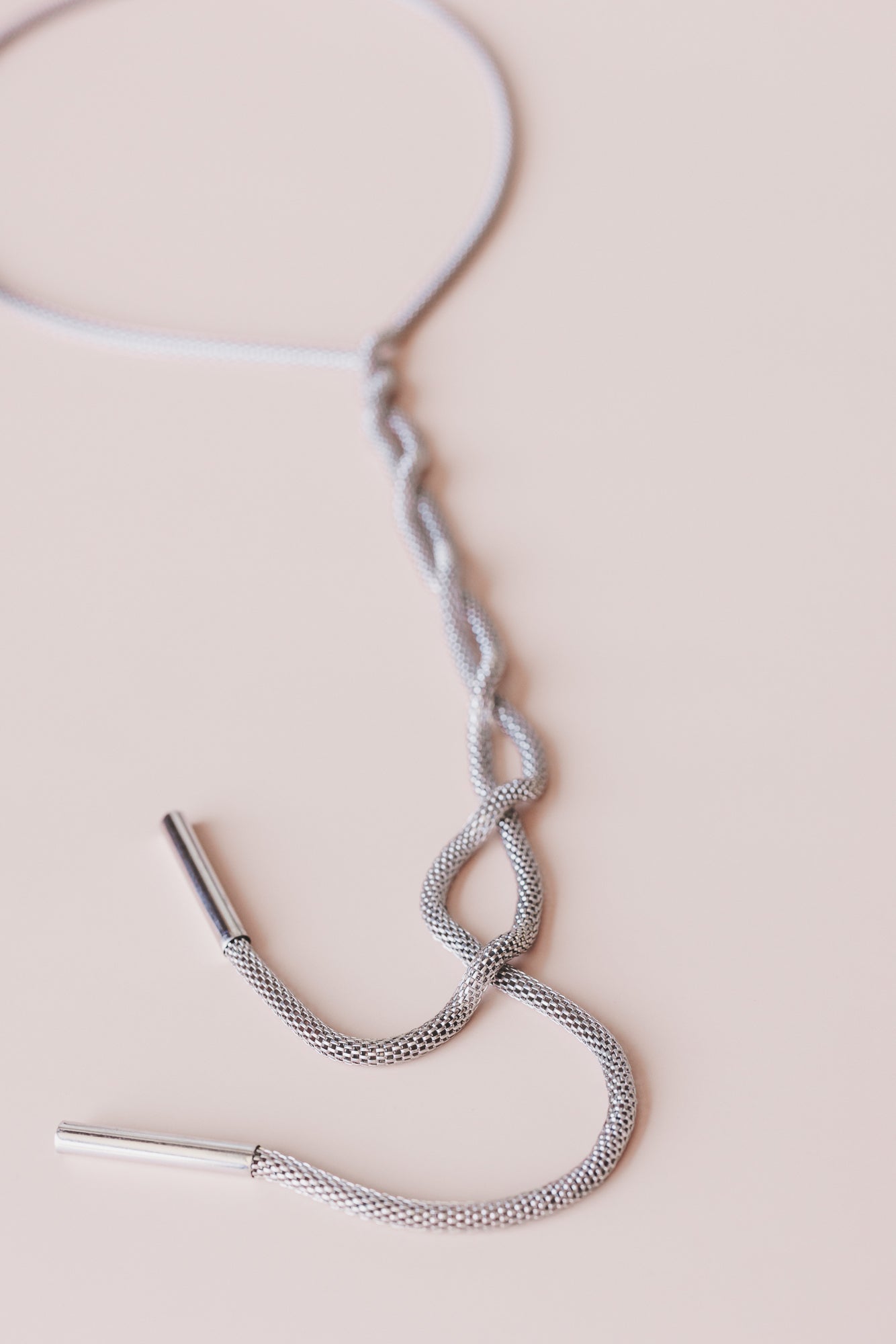 Horizon Drop Necklace - Silver