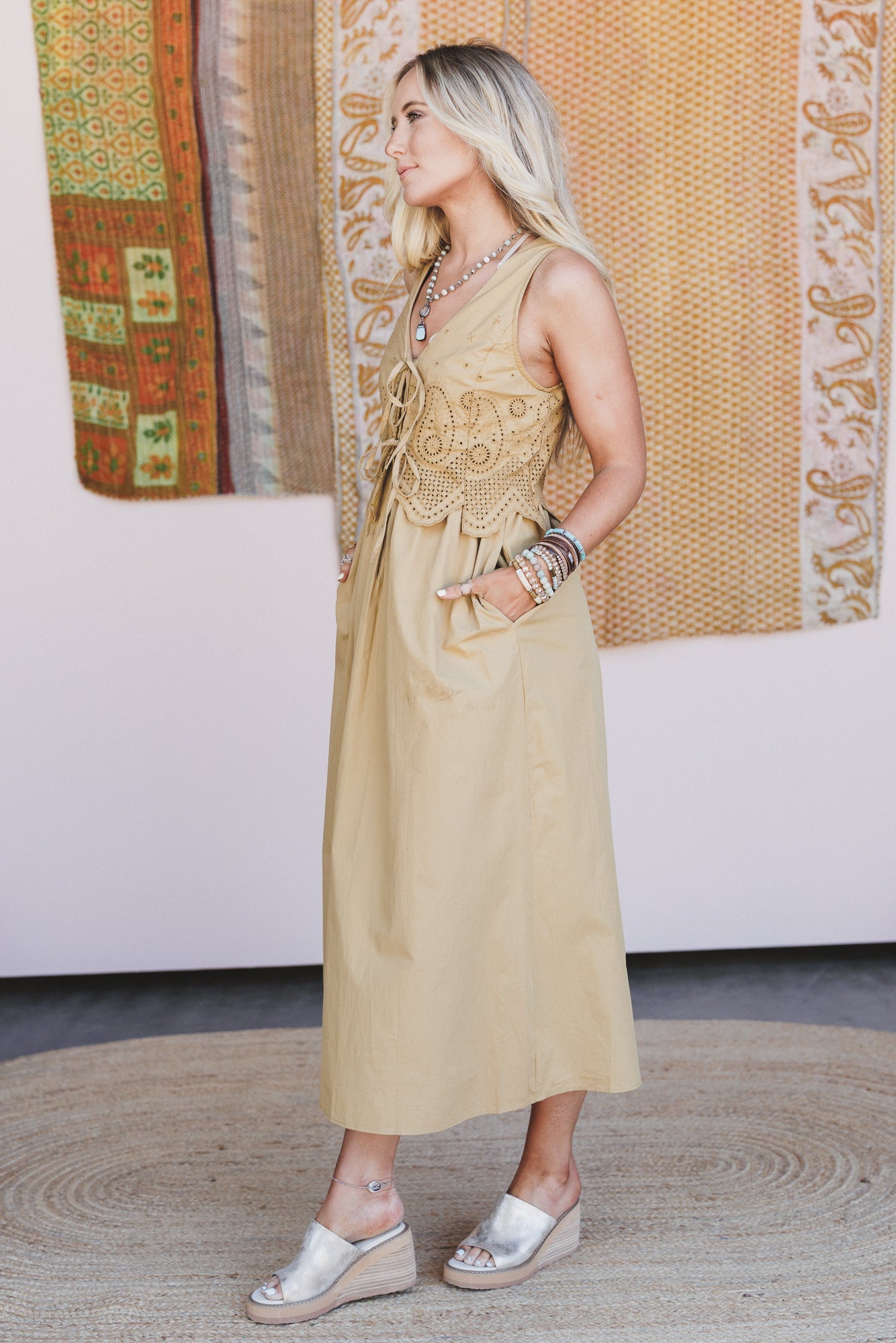 High Noon Dress - Dark Sand