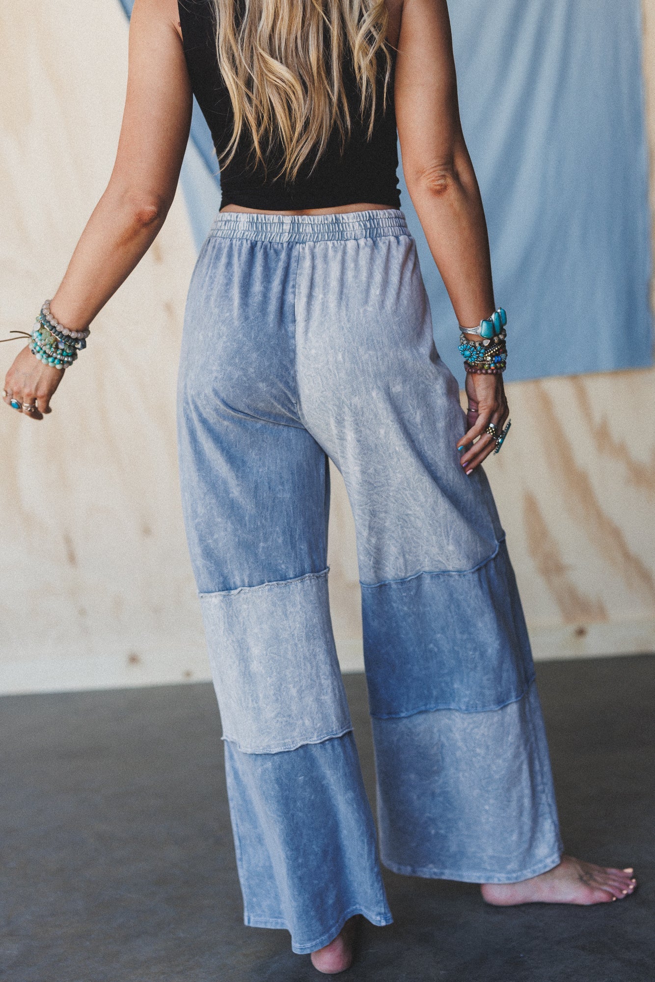 Go Your Way Wide Leg Pants - Grey