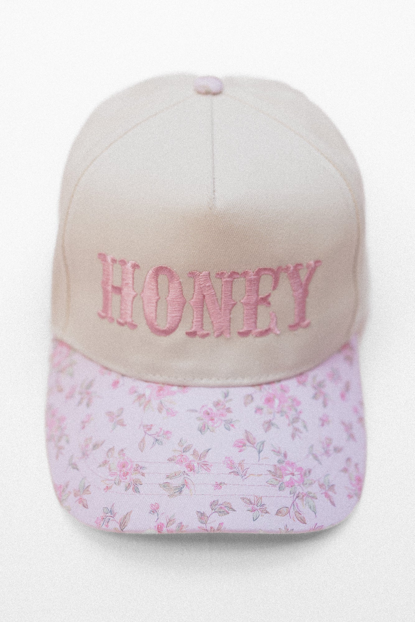 Honey Flower Trucker Hat - Pink
