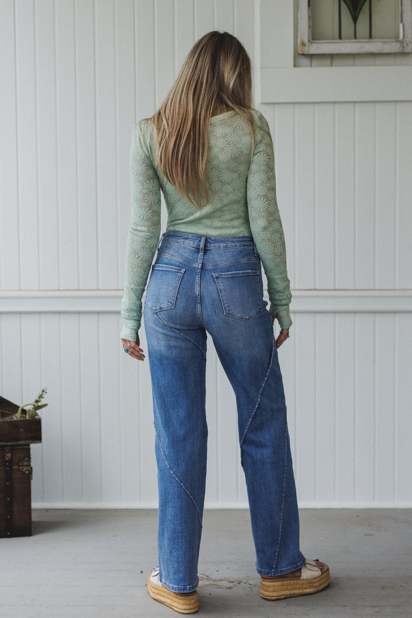Laguna Wide Leg Jeans - Denim