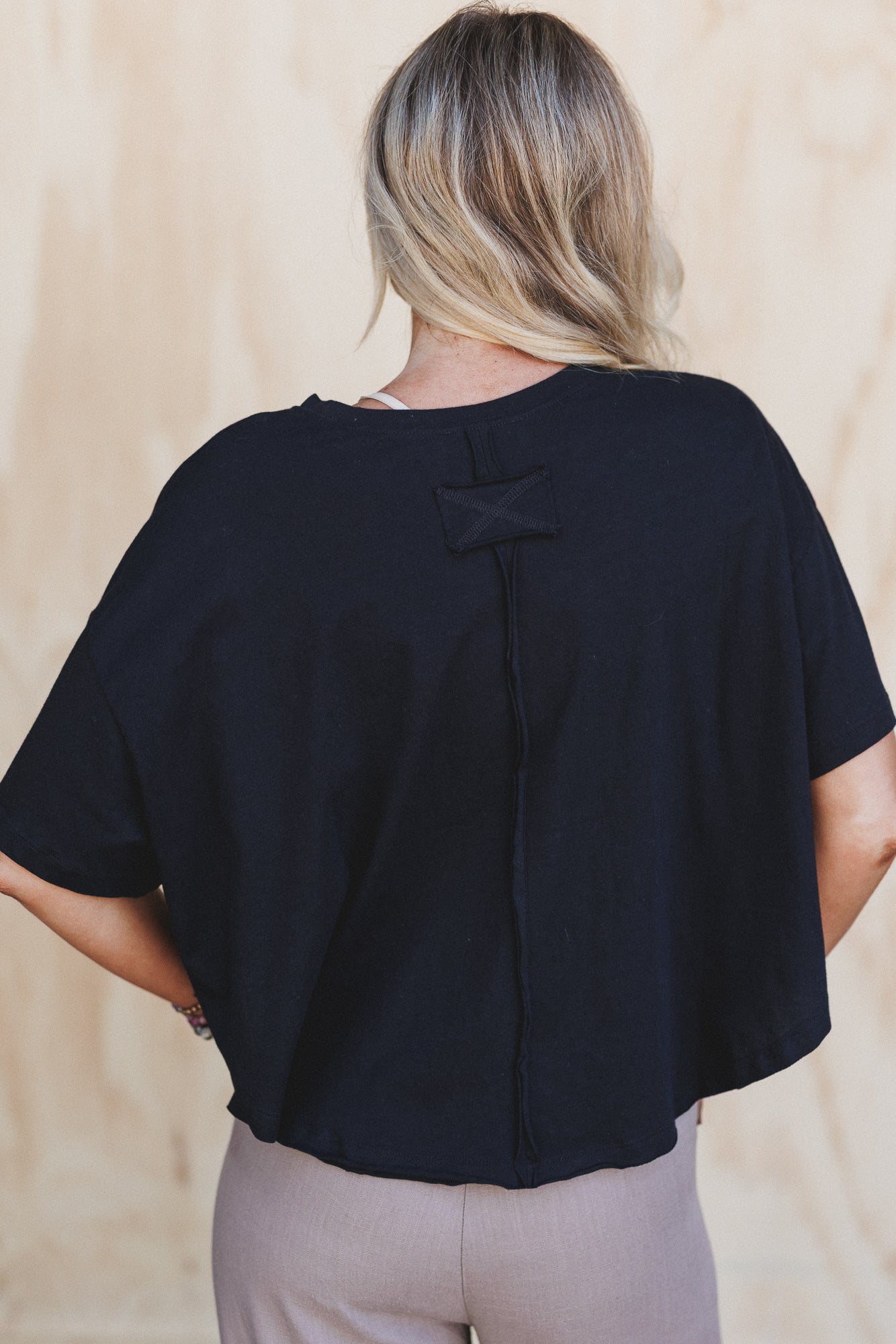 Soft Edge Top - Black
