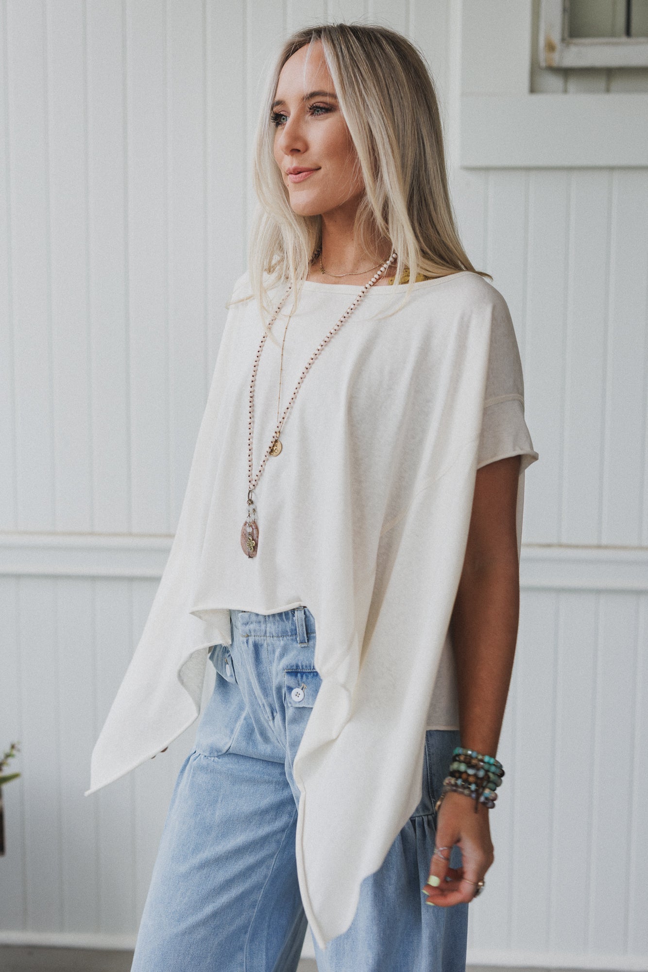 Wanderlight Top - Cream