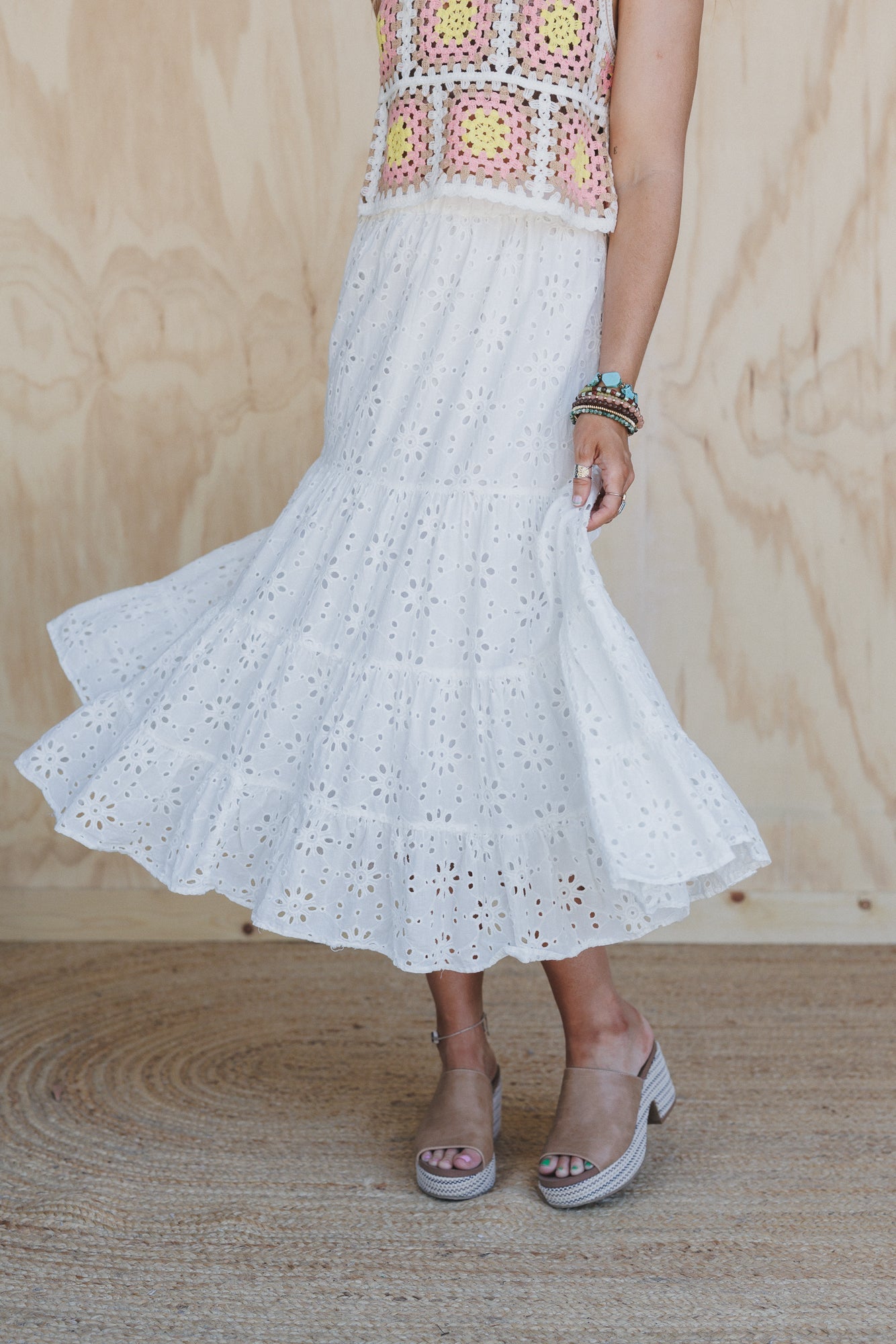 Breezy Bloom 3 Piece Bundle - White