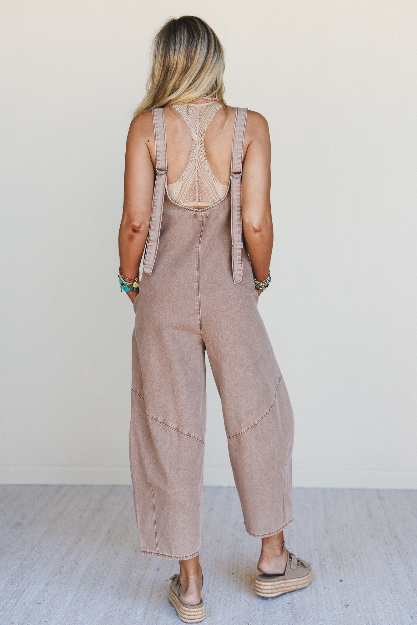 Everglades Jumpsuit - Almond