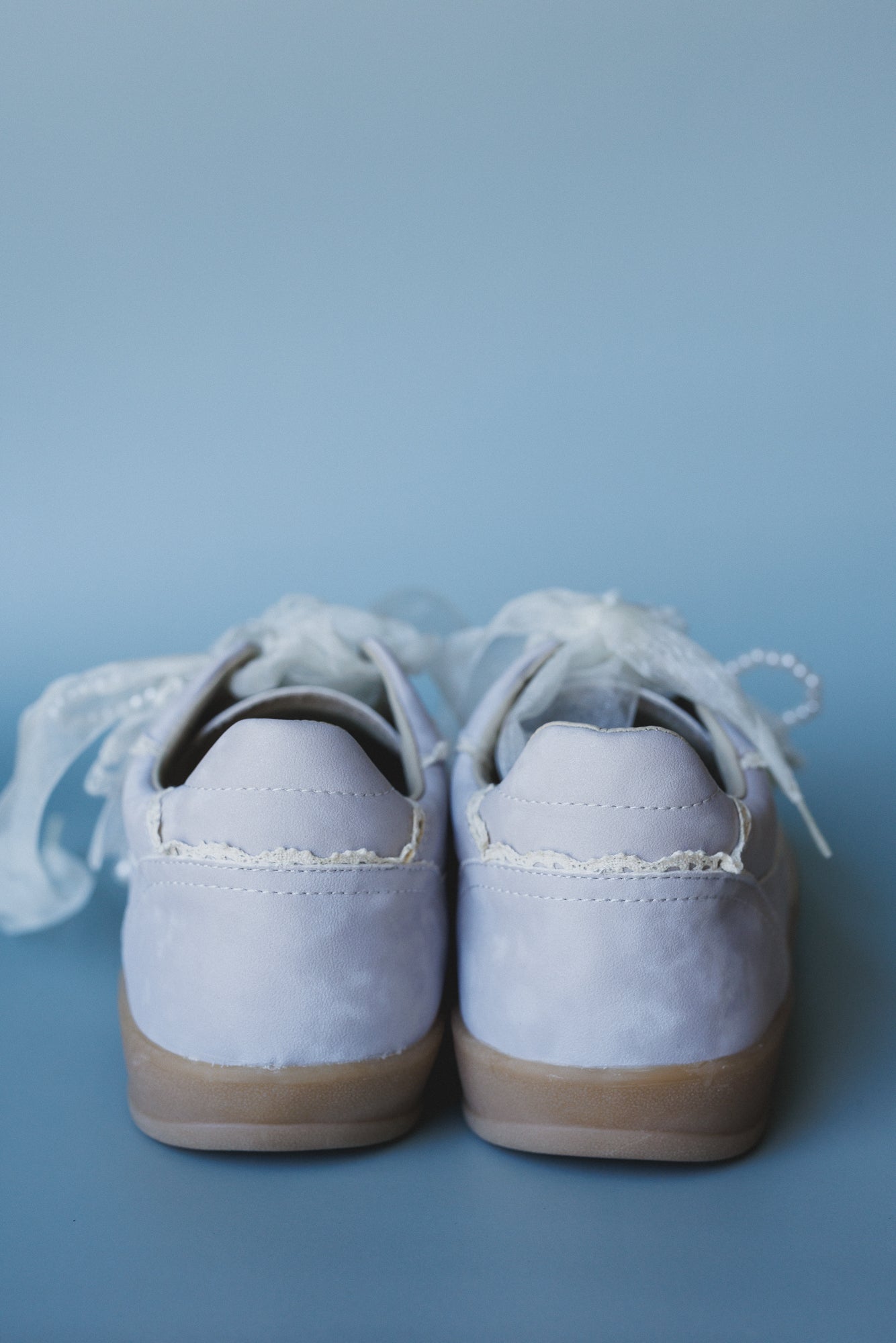 Make It Yours Bow Embroidered Sneakers - Purple