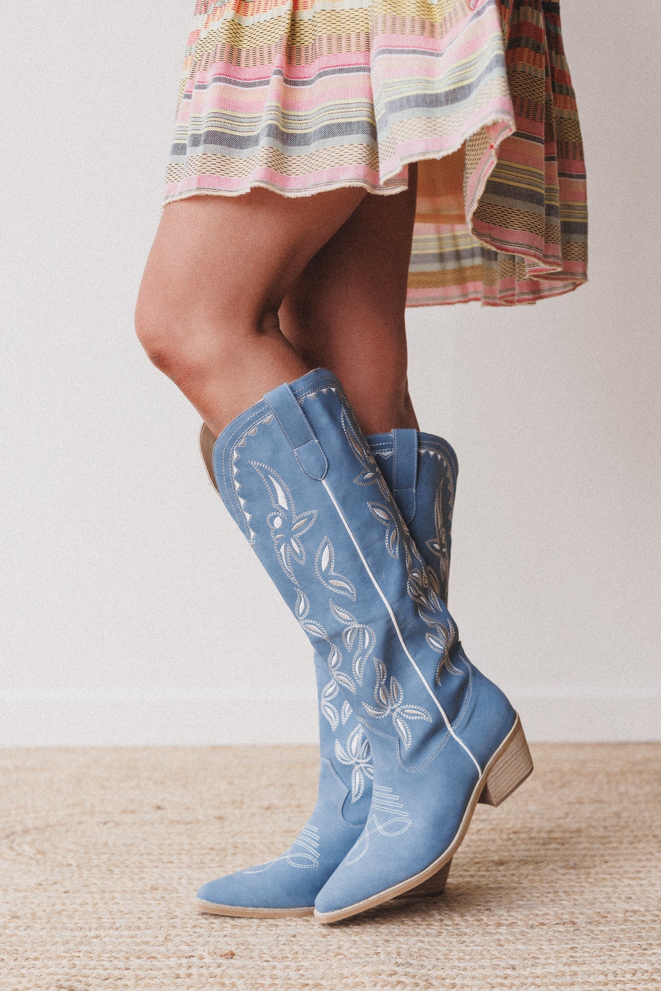 Ranch Charm Western Boots - Blue