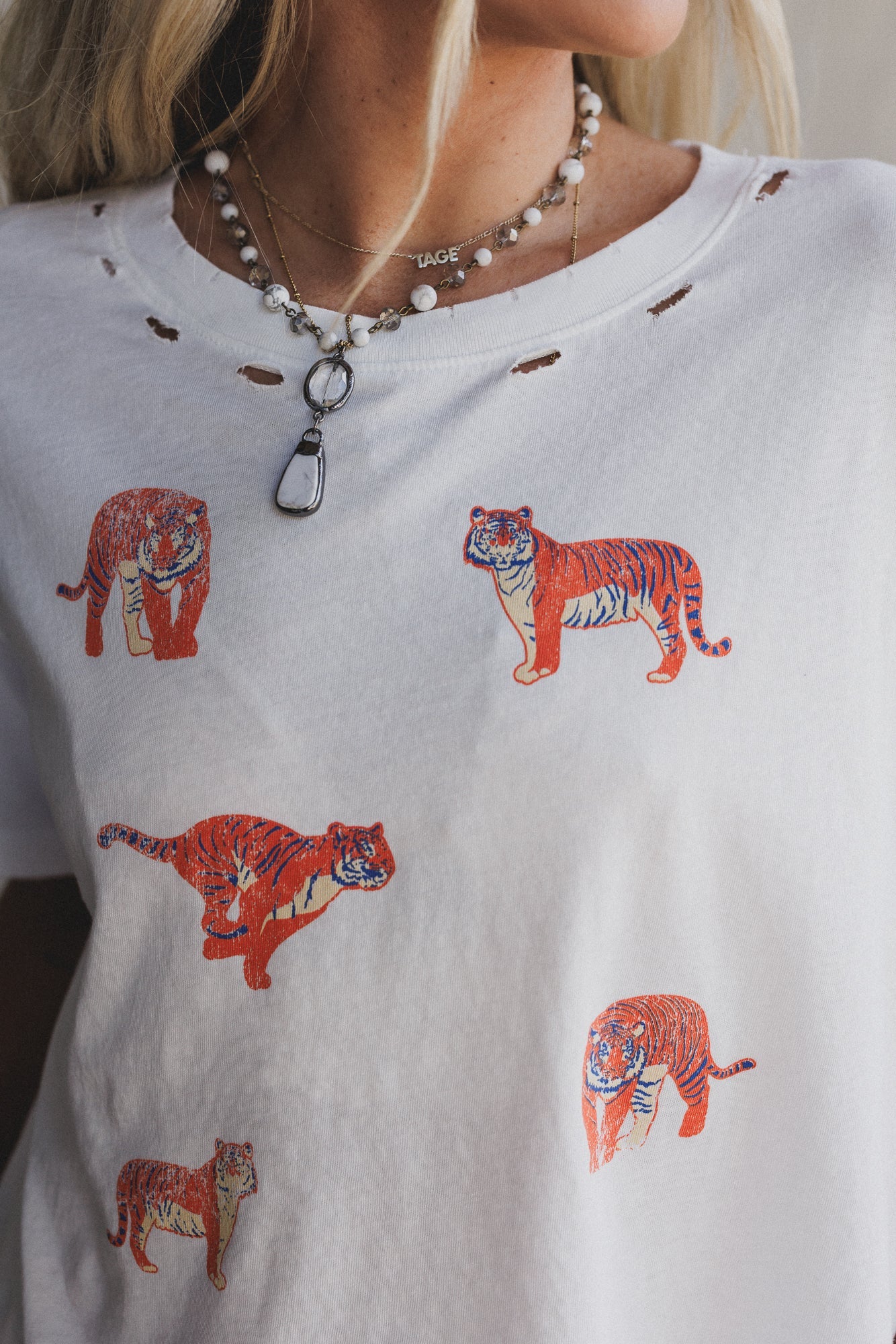 Wild Tracks Graphic Tee - Ivory