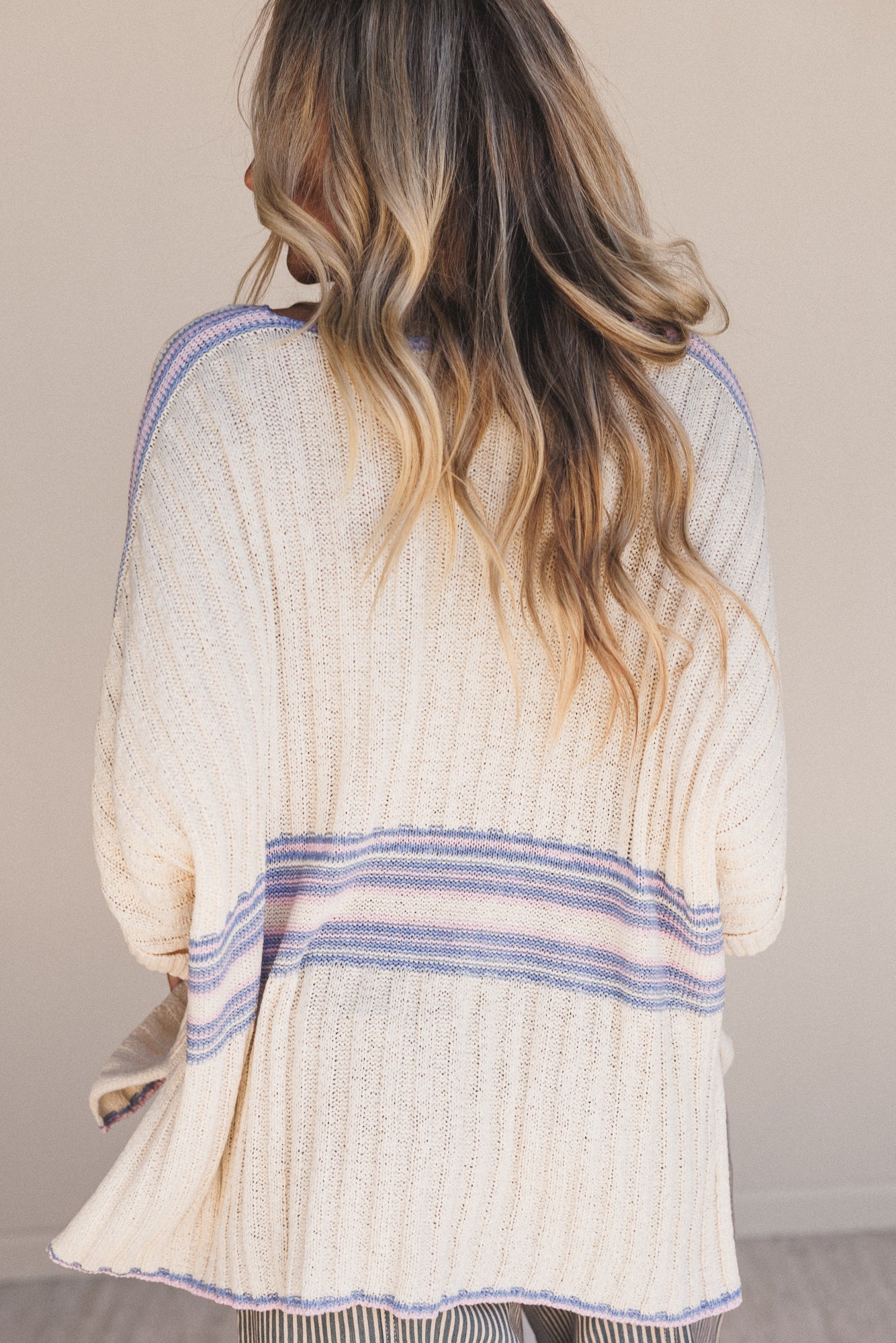 Usual Magic V Neck Top - Natural