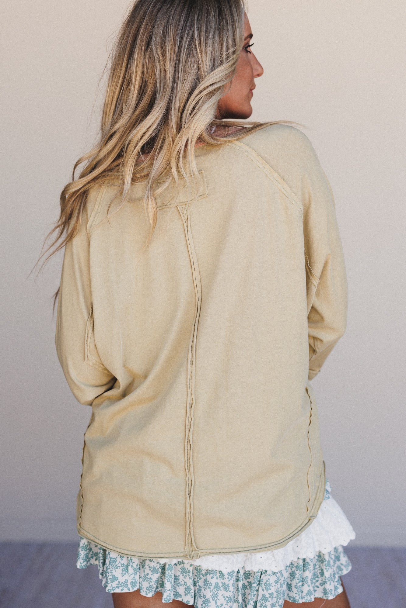 Wild Mustang Graphic Top - Sage