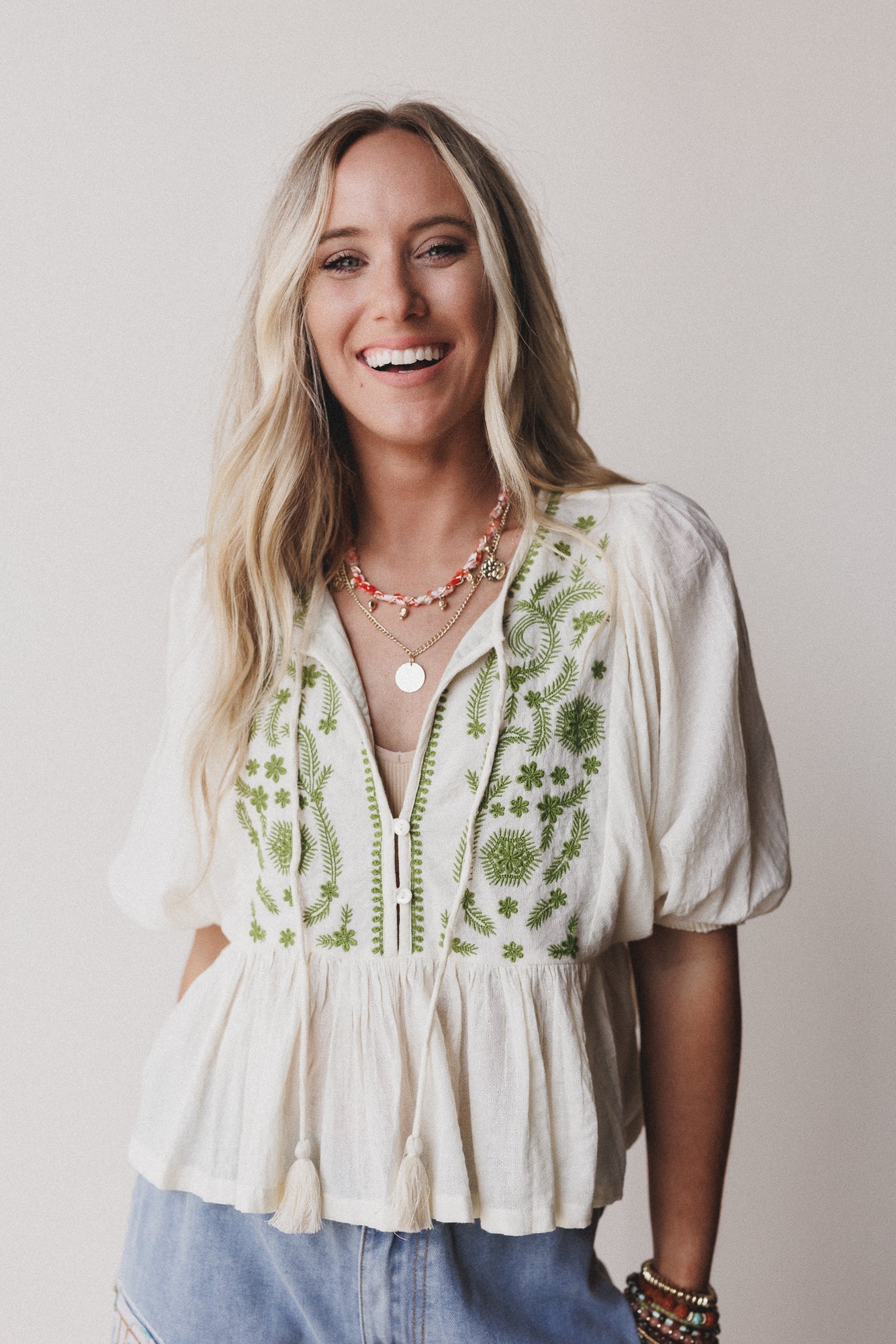 Peace + Florals 3 Piece Bundle - Denim