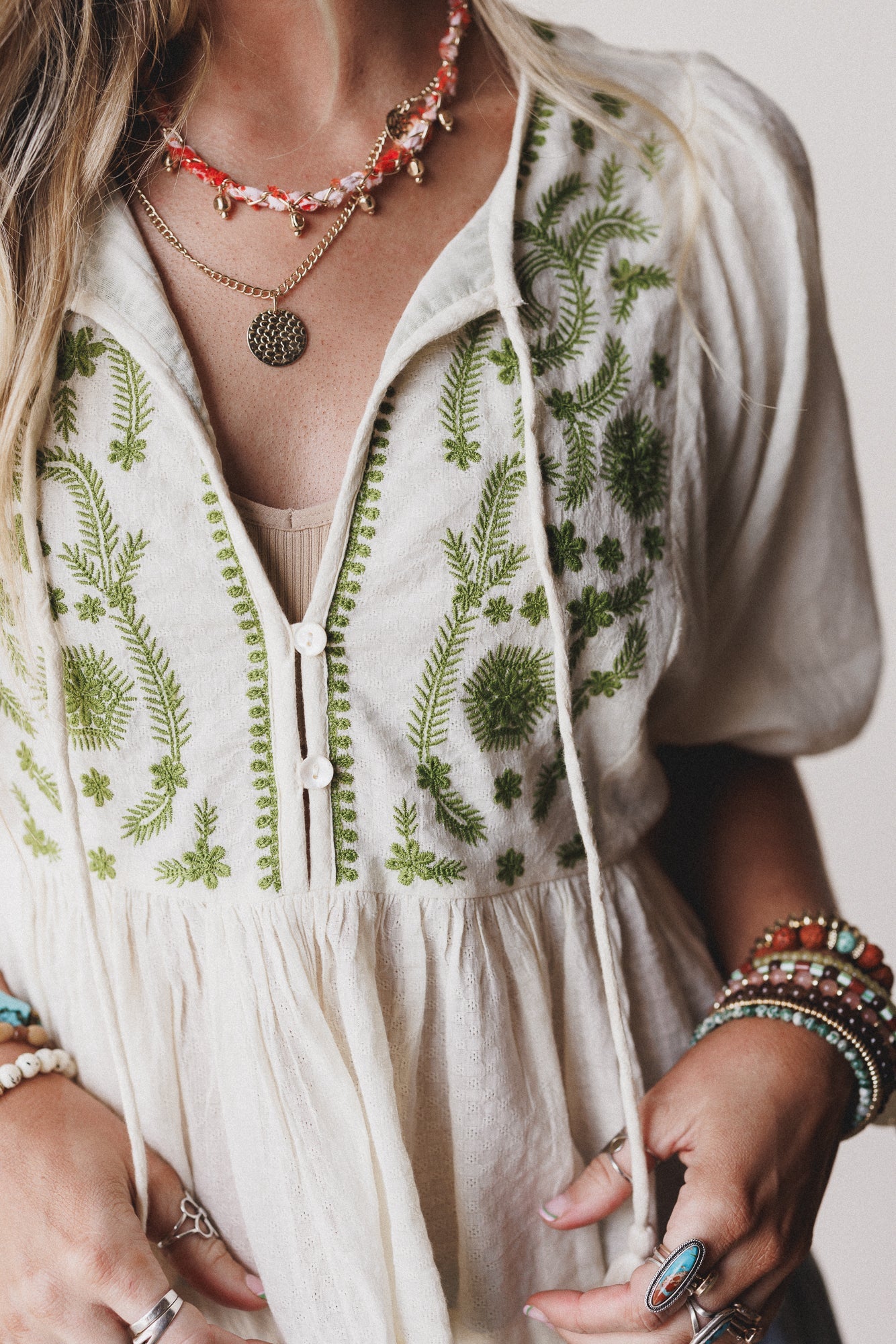 Peace + Florals 3 Piece Bundle - Denim