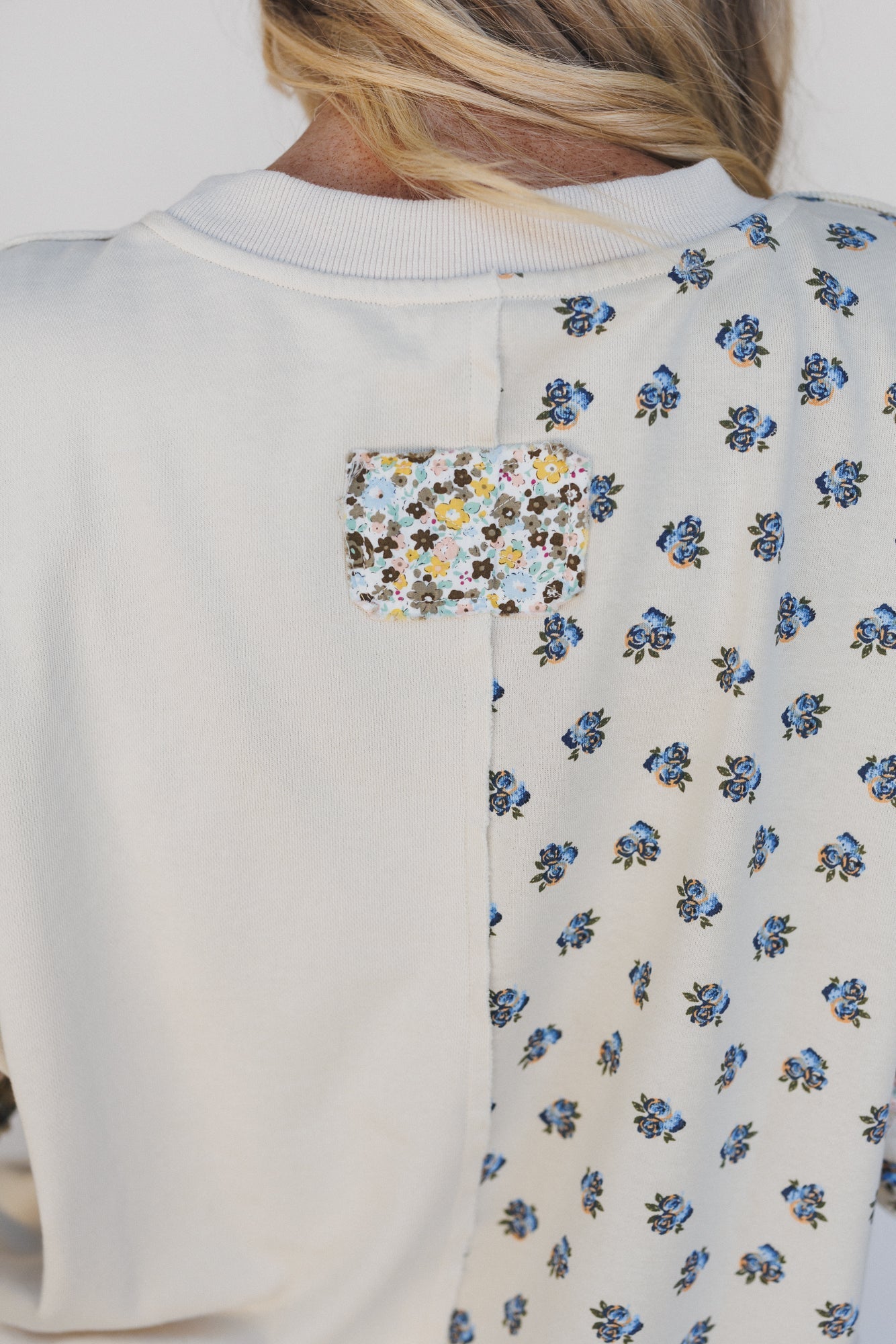 Nomad Bloom Mix Print Top - Beige