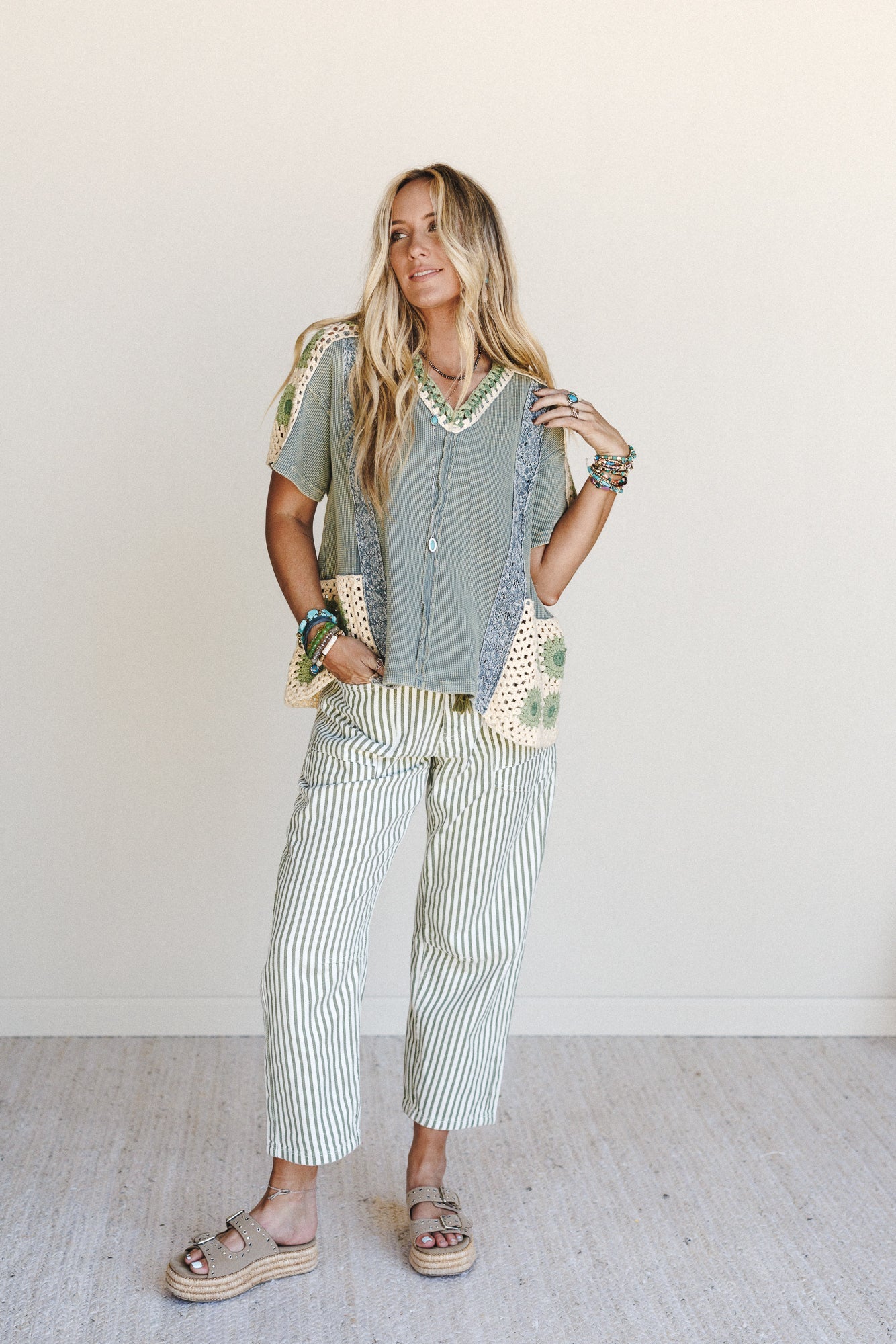 Blossom Dust Top - Blue