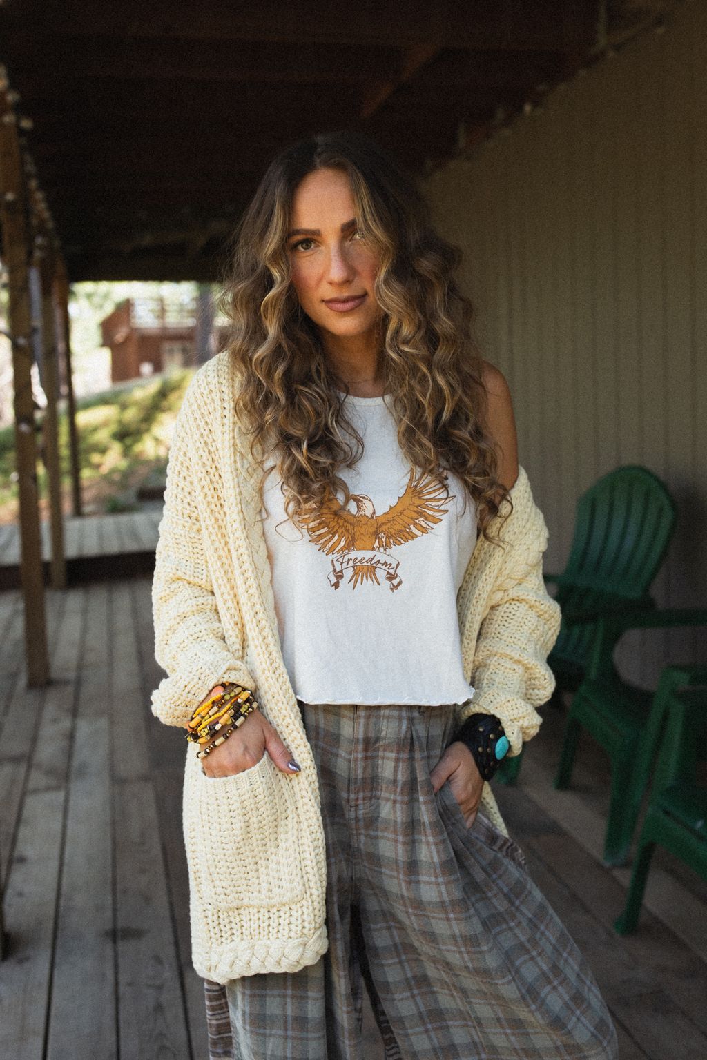 Sweet Melody Chunky Knit Cardigan - Yellow