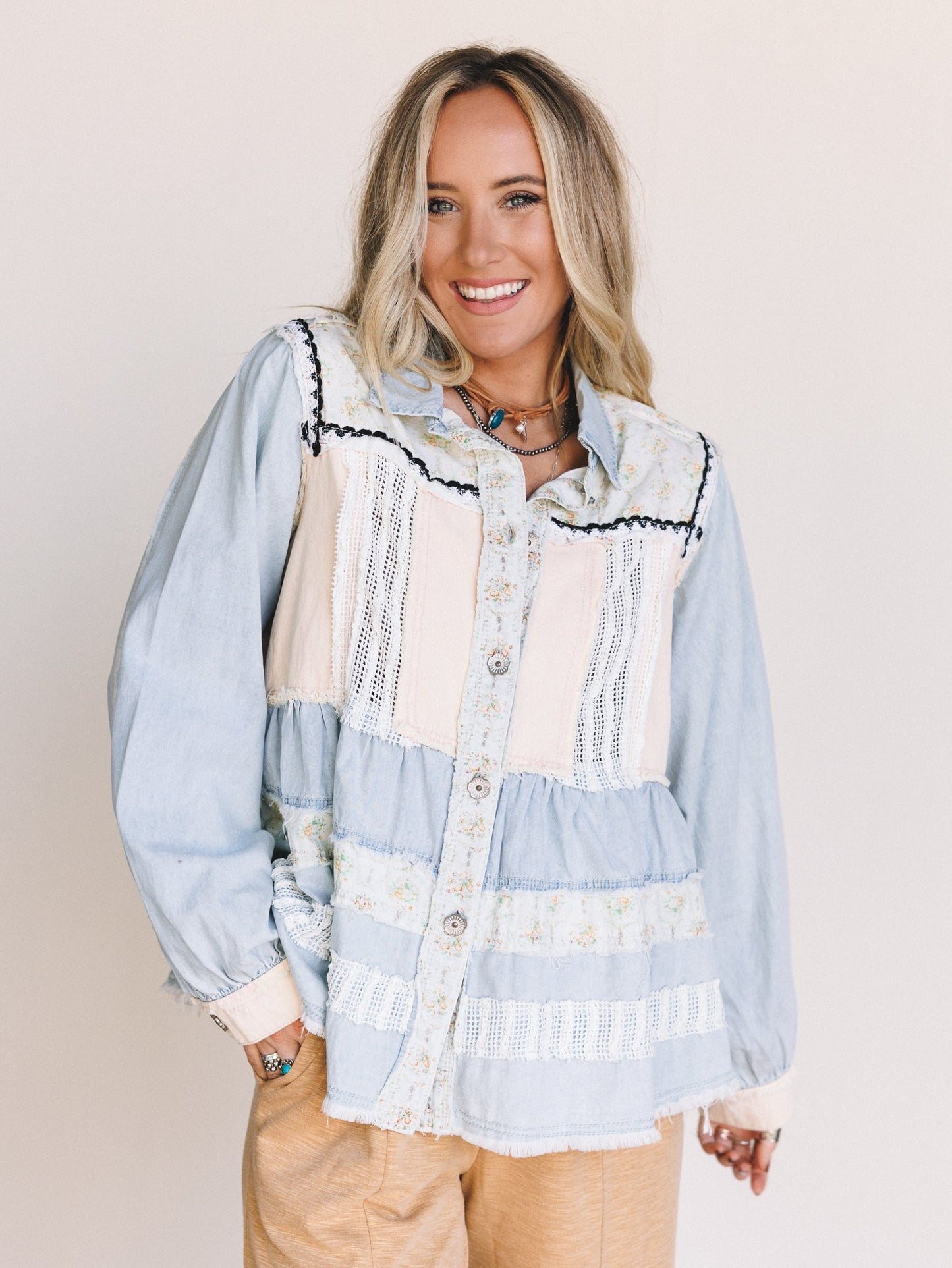 Cool Revival Top - Denim