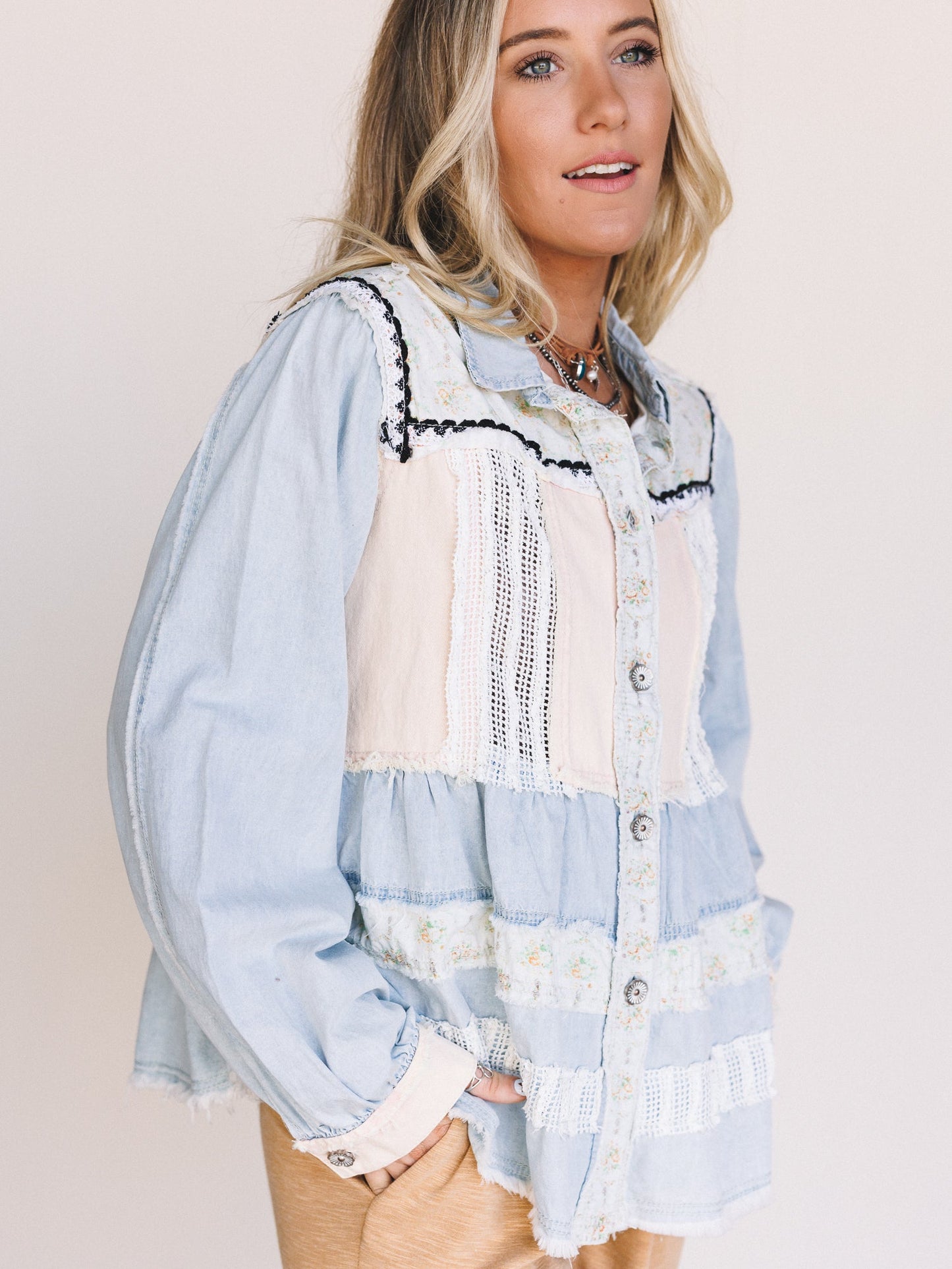 Cool Revival Top - Denim
