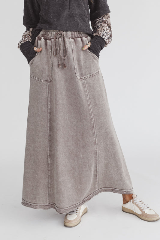 Journie Maxi Skirt - Mocha