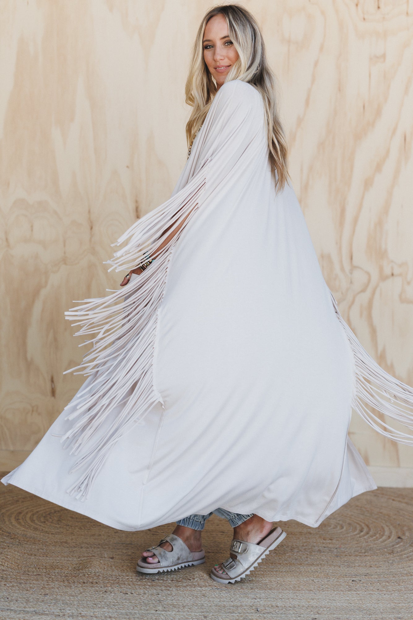 The Nest Showstopper Duster Kimono - Oat