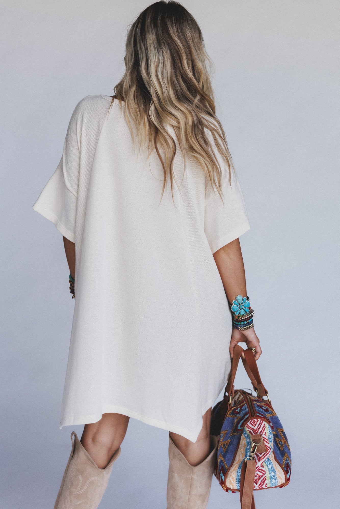 The Nest Meadowlight Tunic Dress - Cream