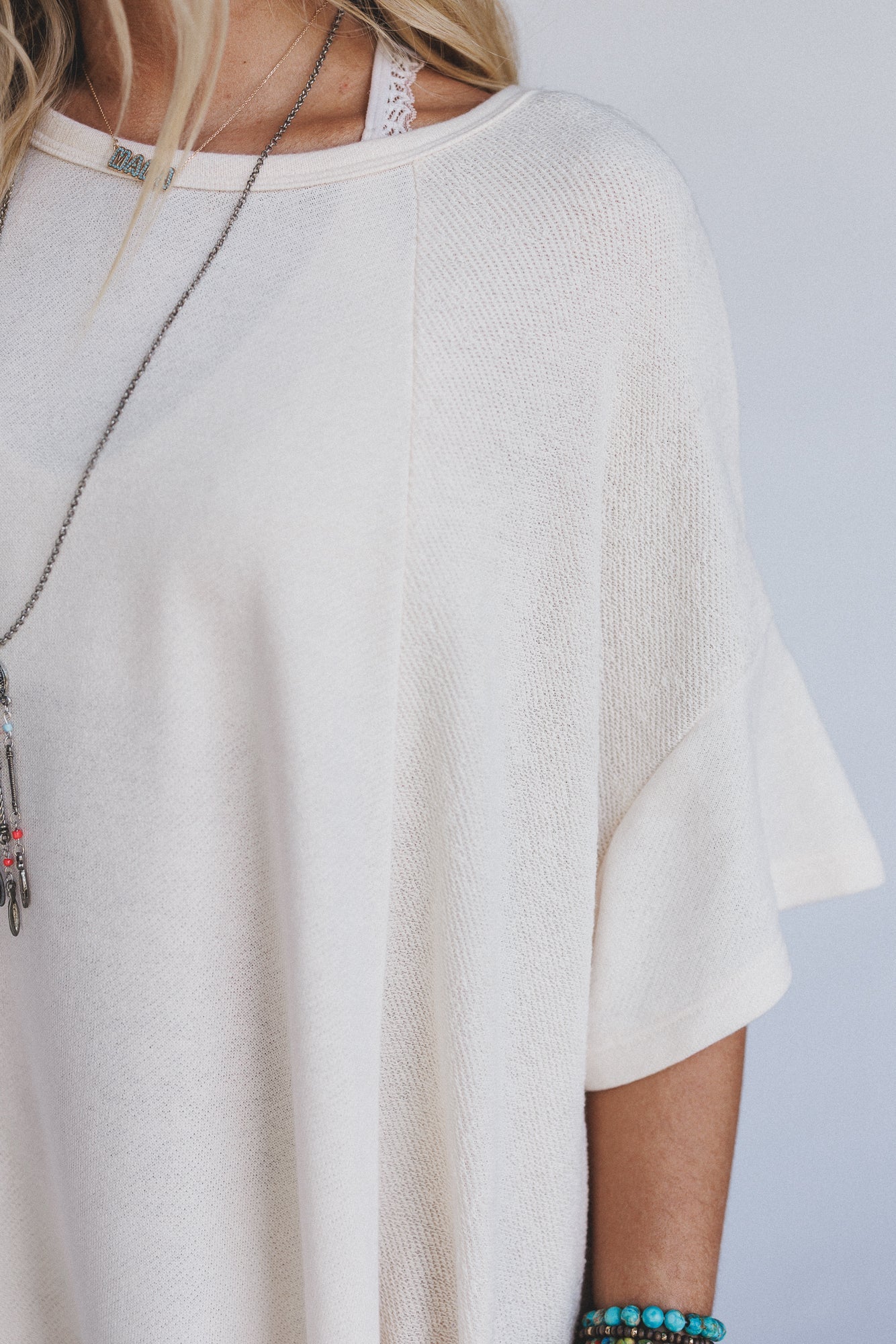 The Nest Meadowlight Tunic Dress - Cream