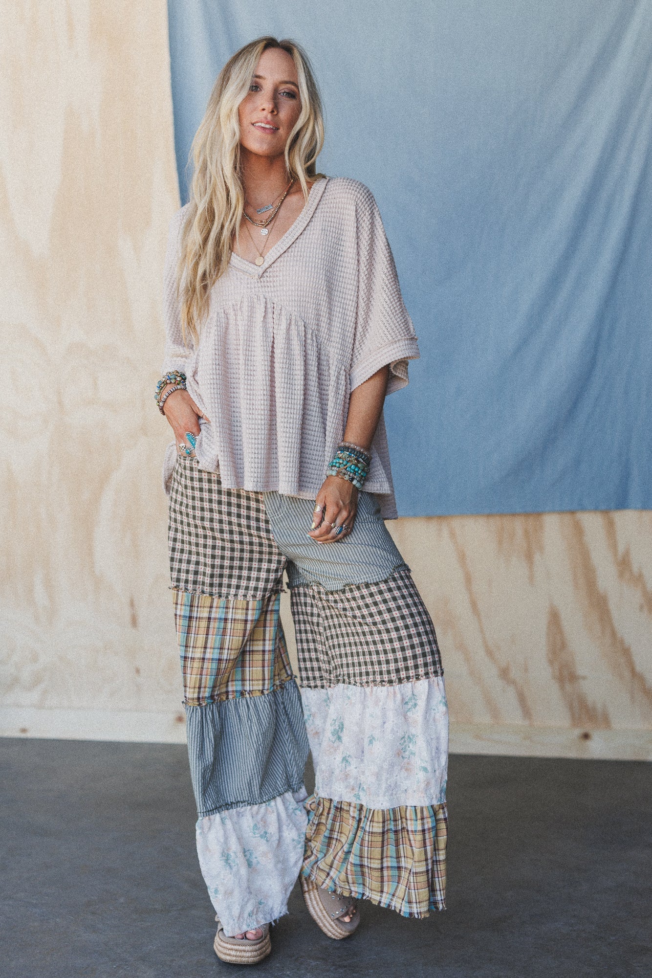 Jane Tiered Pants - Olive