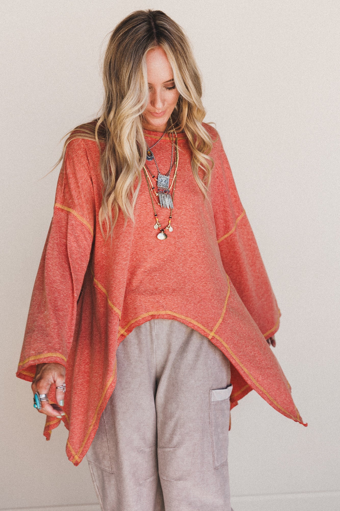 The Nest Soft Intentions Top - Rust
