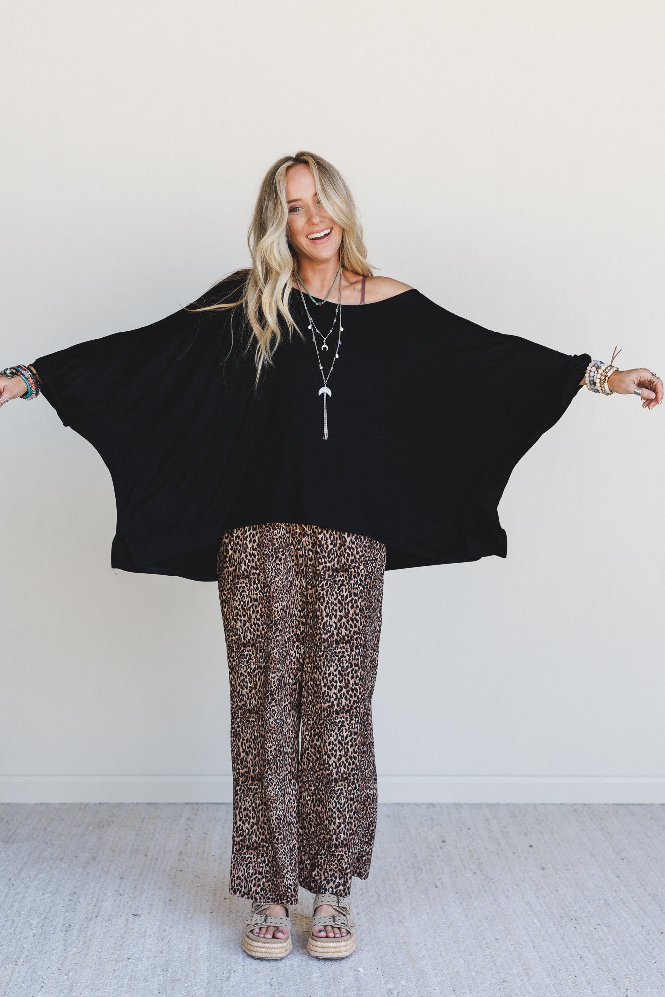 The Nest Ever Easy Top - Black