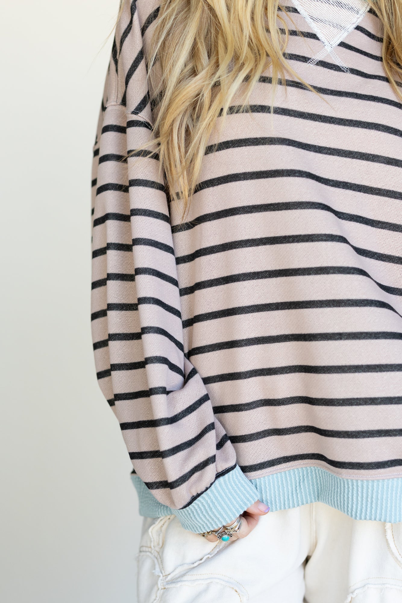 The Nest Coastal Dreaming Top - Mocha Sky