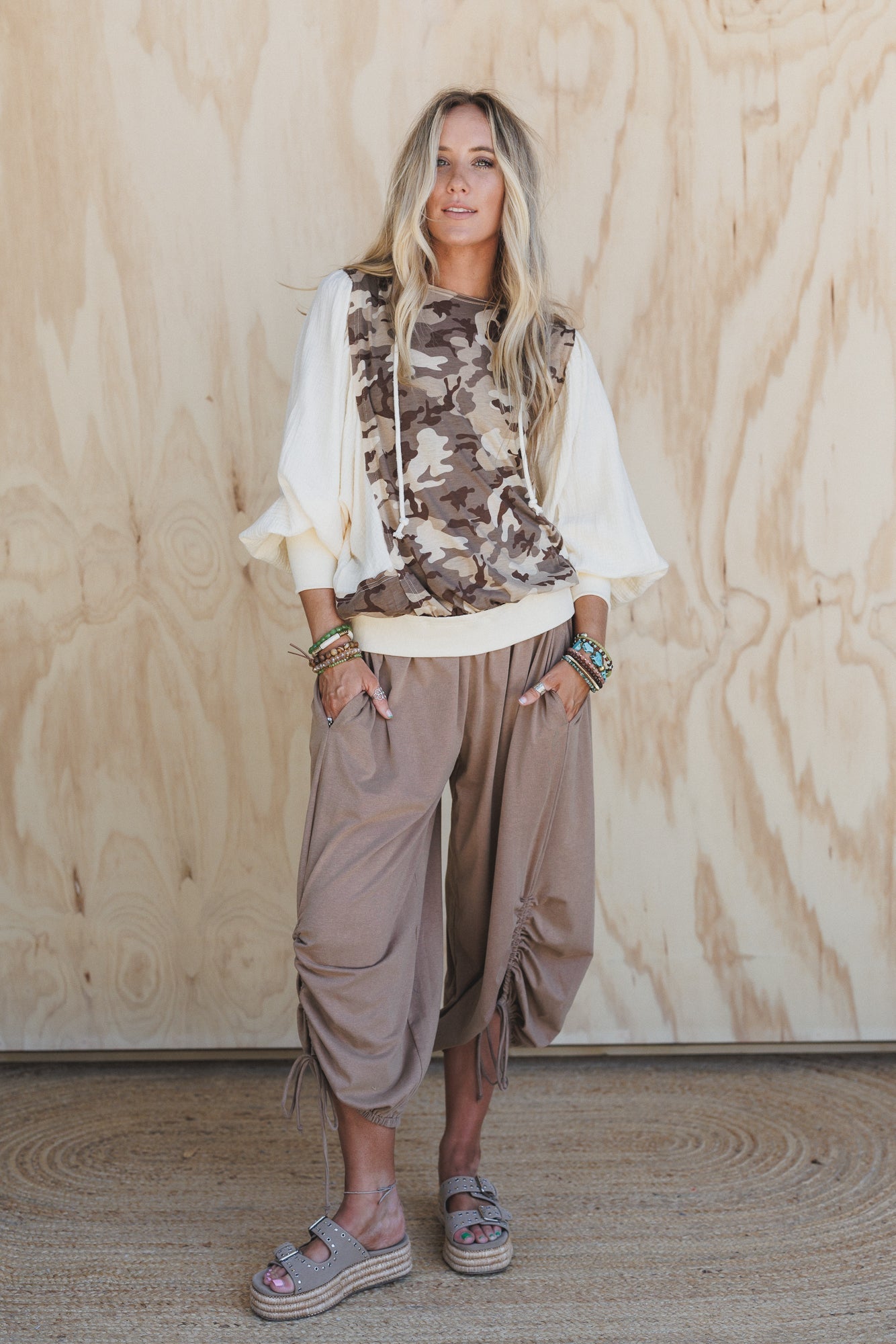 Tidal Flow Pants - Latte