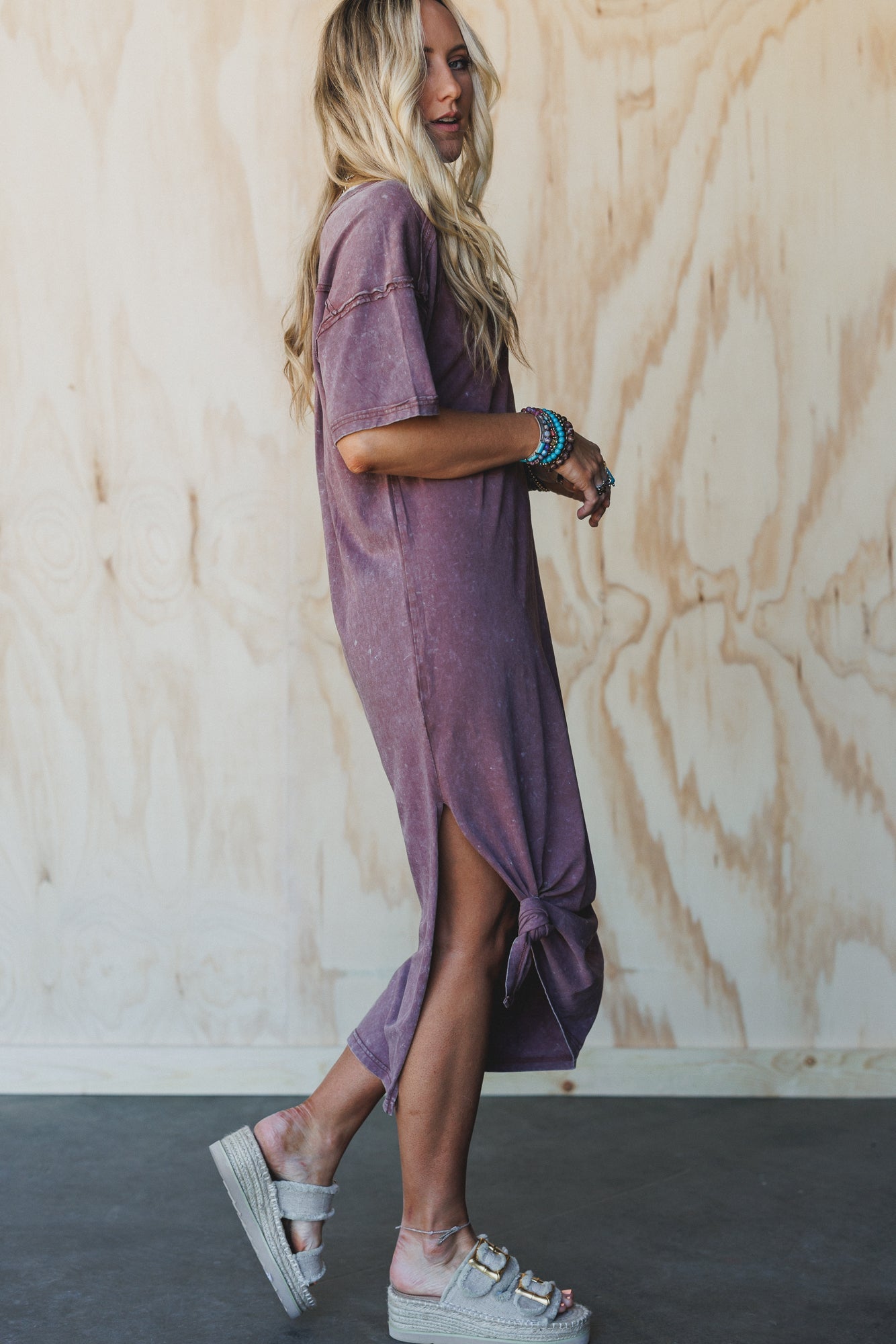 Earth Ease Tee Dress - Chocolate