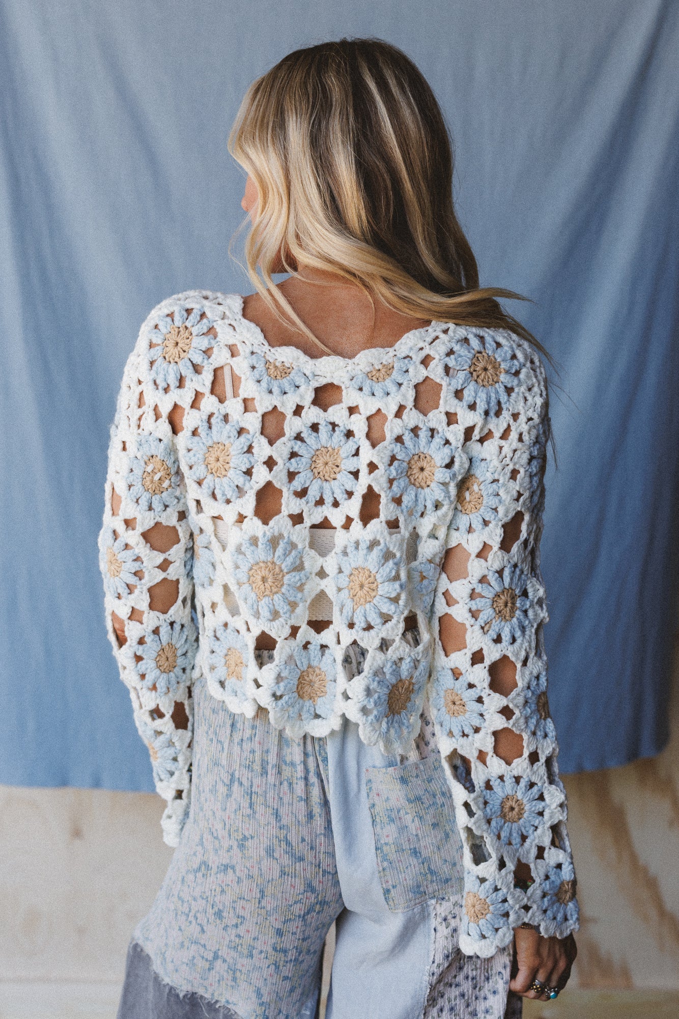 The Nest Free To Dream Crochet Top - Ivory