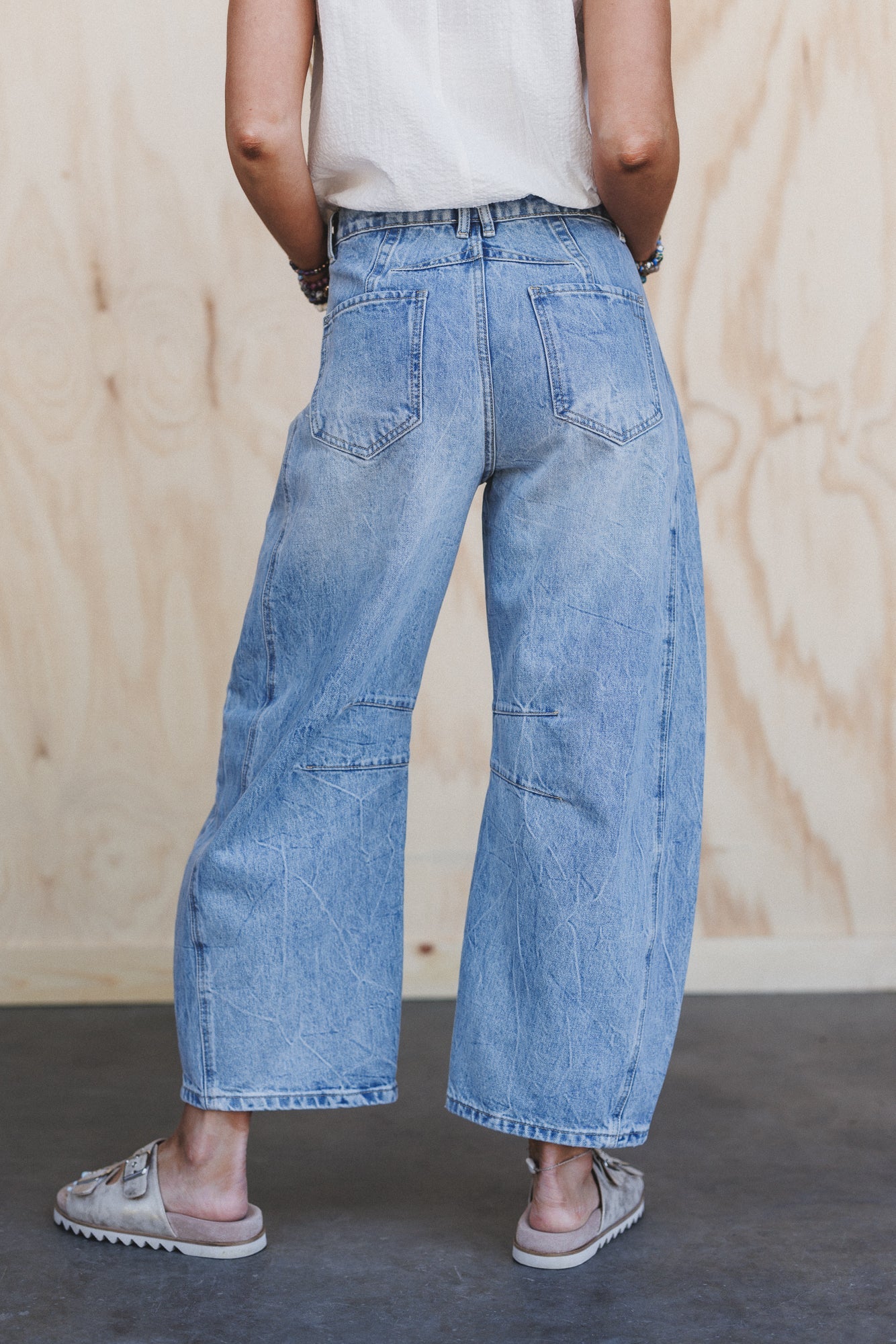 Somerton Barrel Jeans - Denim