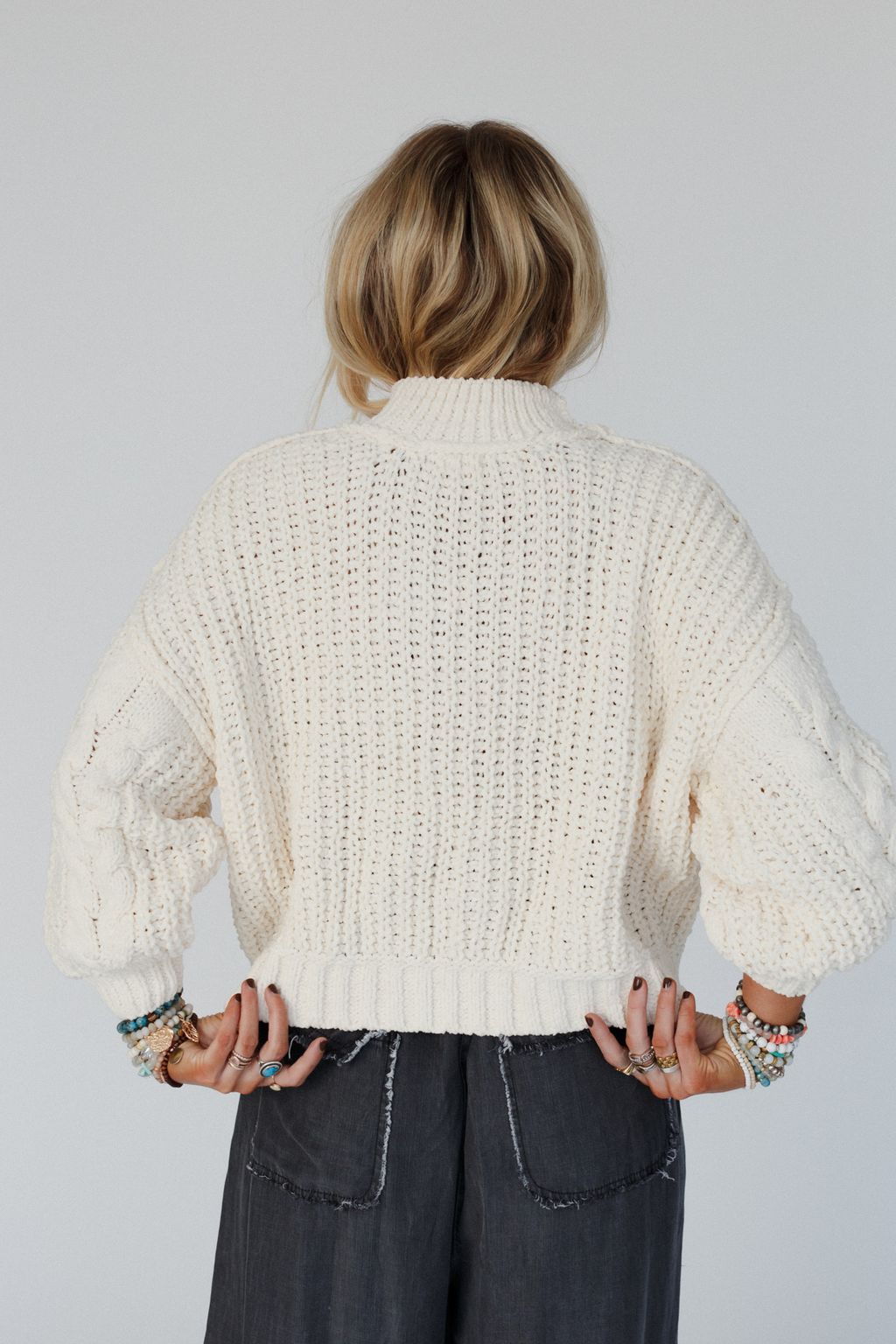 Orchard Charm Sweater - Cream