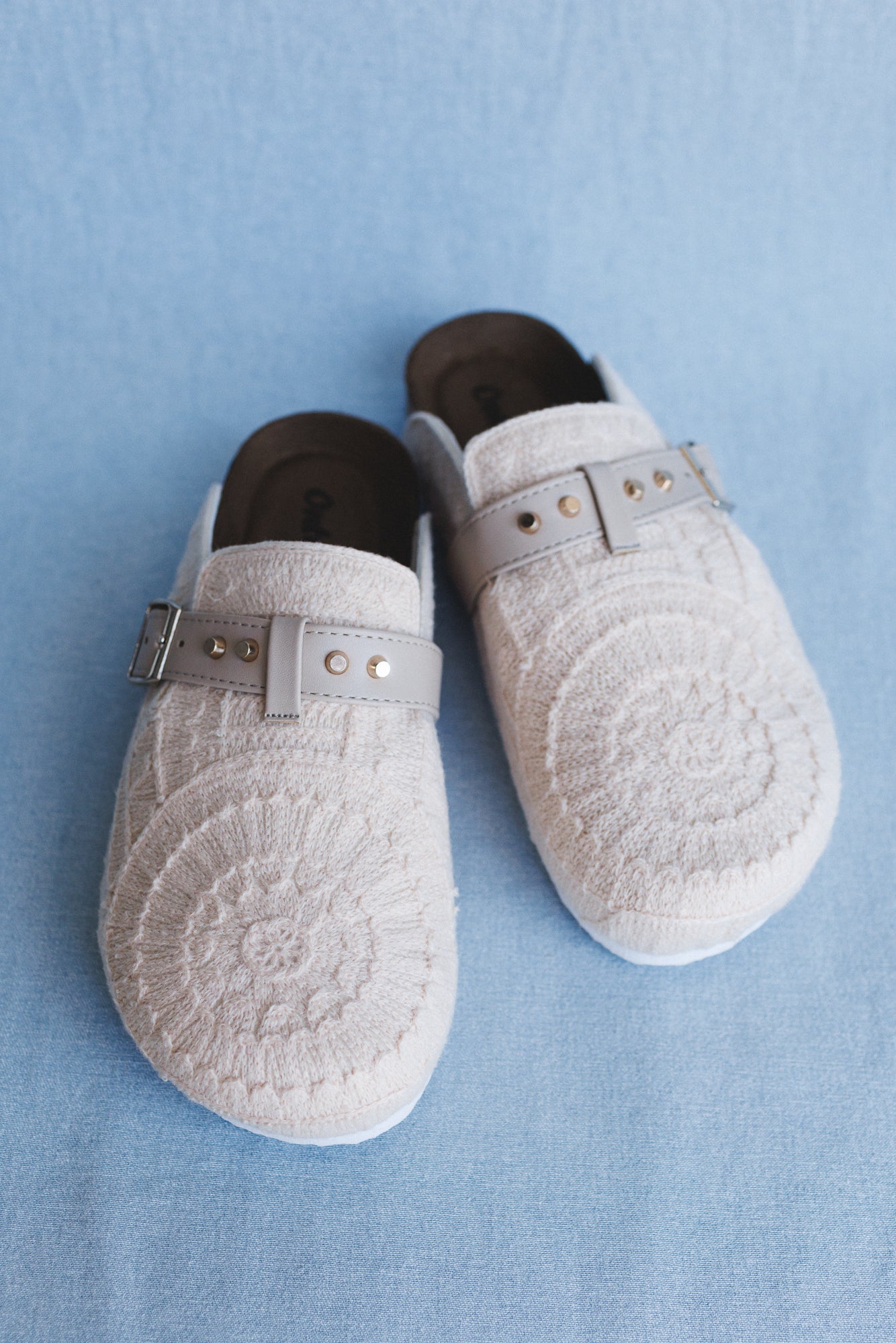 Stepping Easy Crochet Mules - Cream