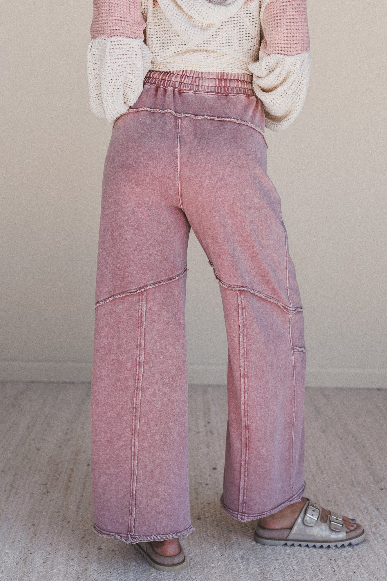 True Flame Wide Leg Pants - Purple